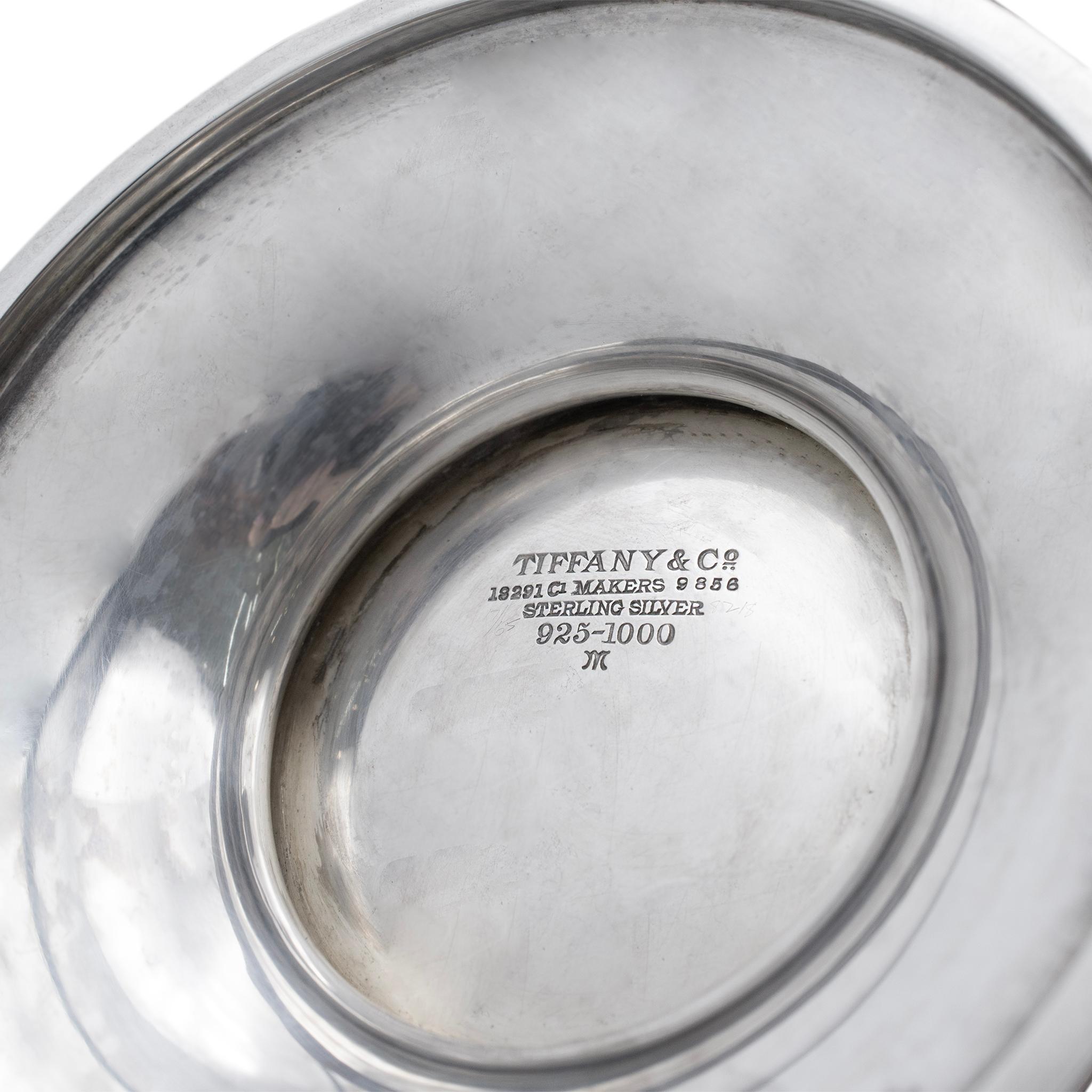 Cuenco vintage Tiffany & Co de plata de ley 925 en venta 1