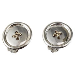 Vintage Tiffany & Co. Boucles d'oreilles boutons en argent #17294
