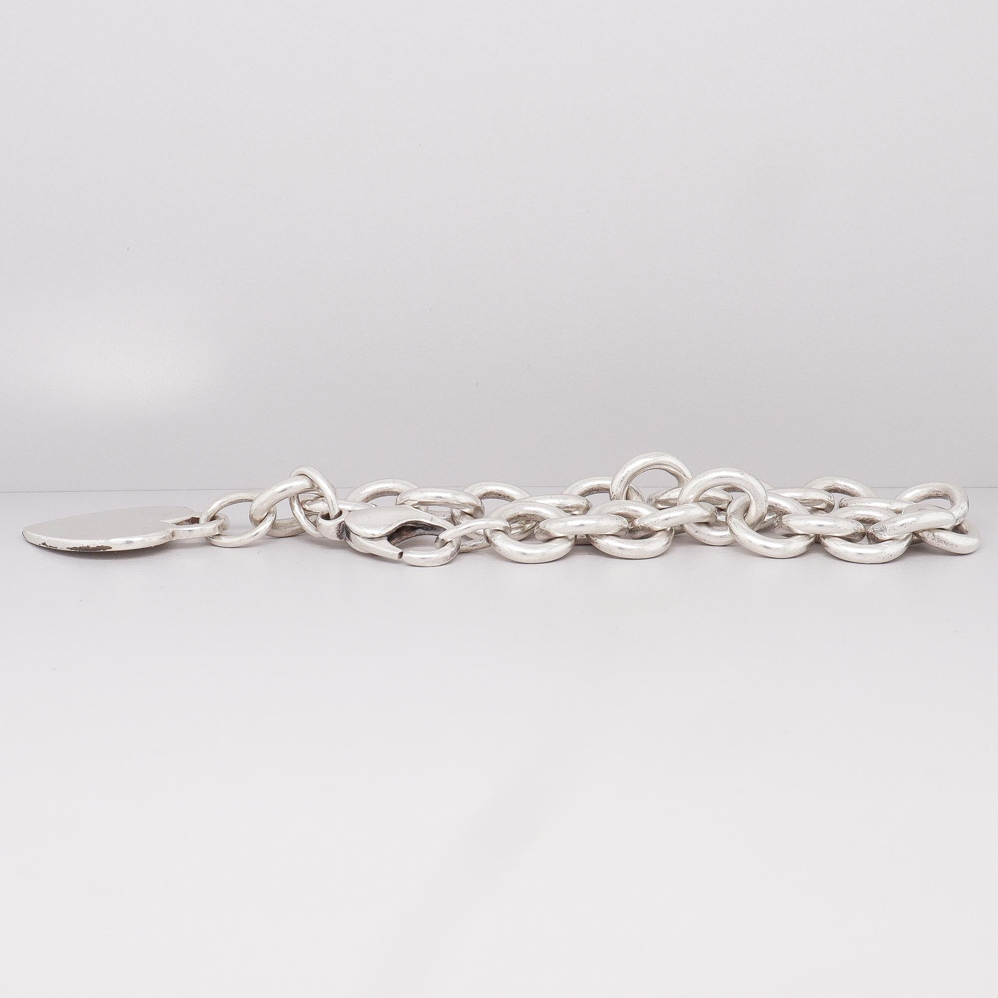 A. Link & Co. d'epoca in argento sterling con etichetta / charm a cuore in vendita 5