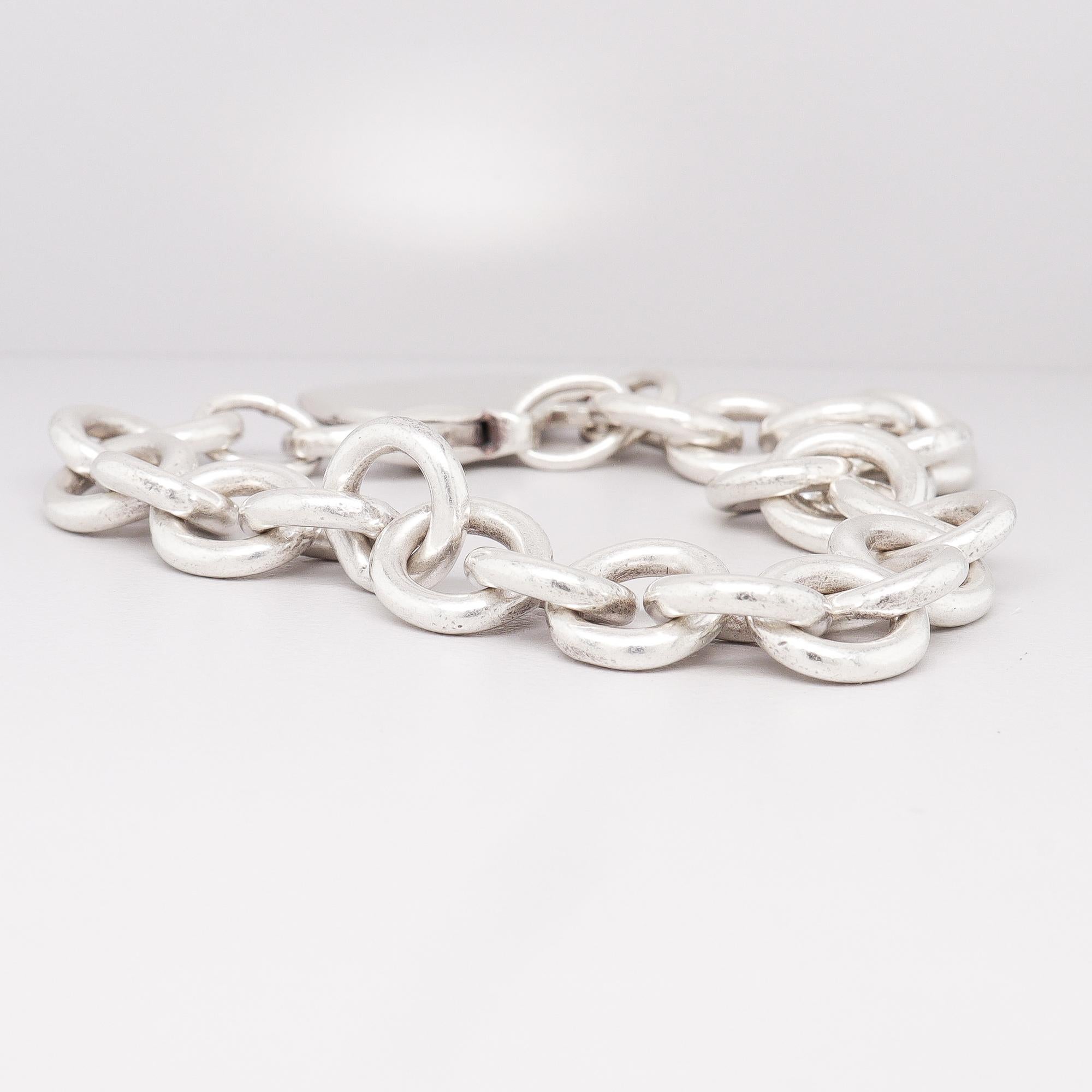 A. Link & Co. d'epoca in argento sterling con etichetta / charm a cuore in vendita 6