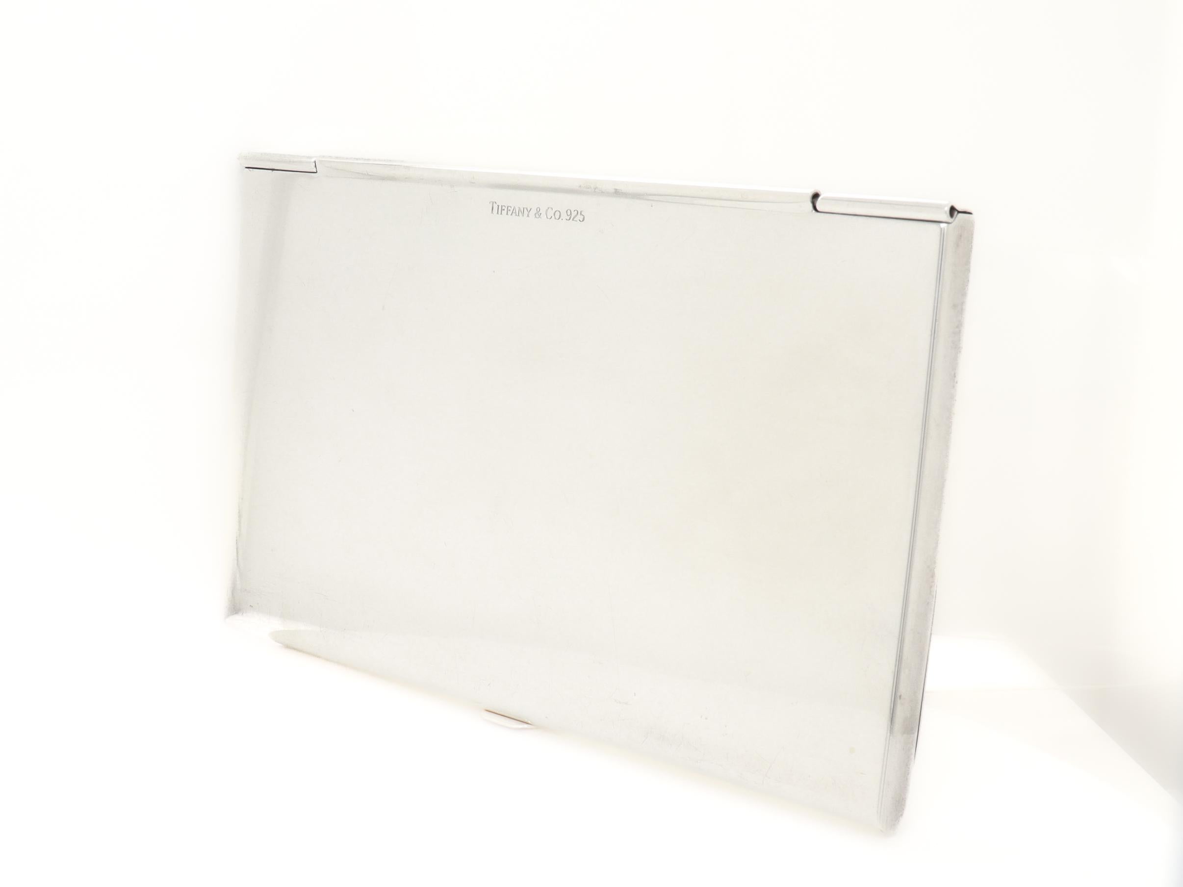 Vintage Tiffany & Co. Sterling Silver Card Case or Business Card Holder For Sale 5