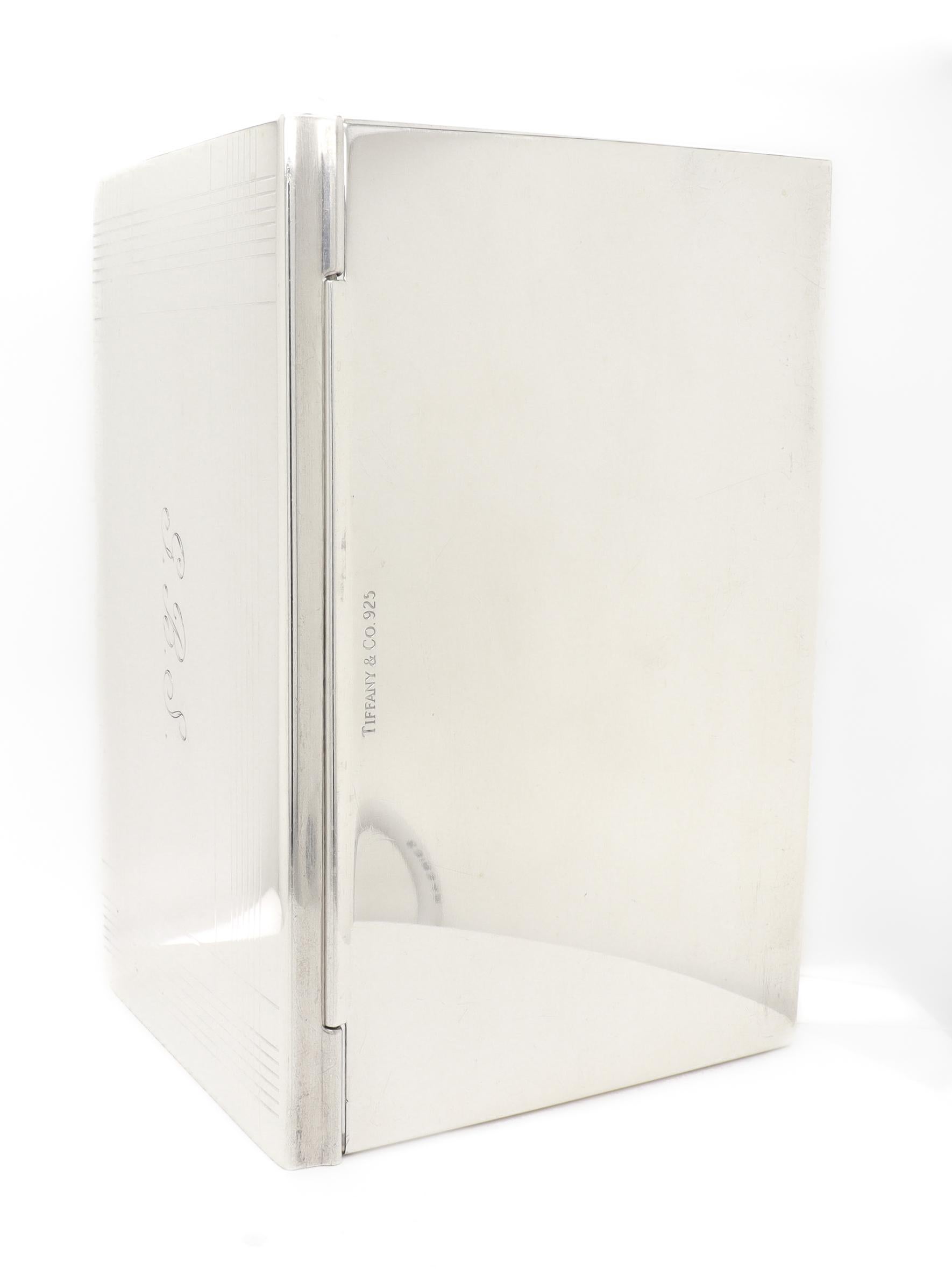 Women's or Men's Vintage Tiffany & Co. Sterling Silver Card Case or Business Card Holder For Sale