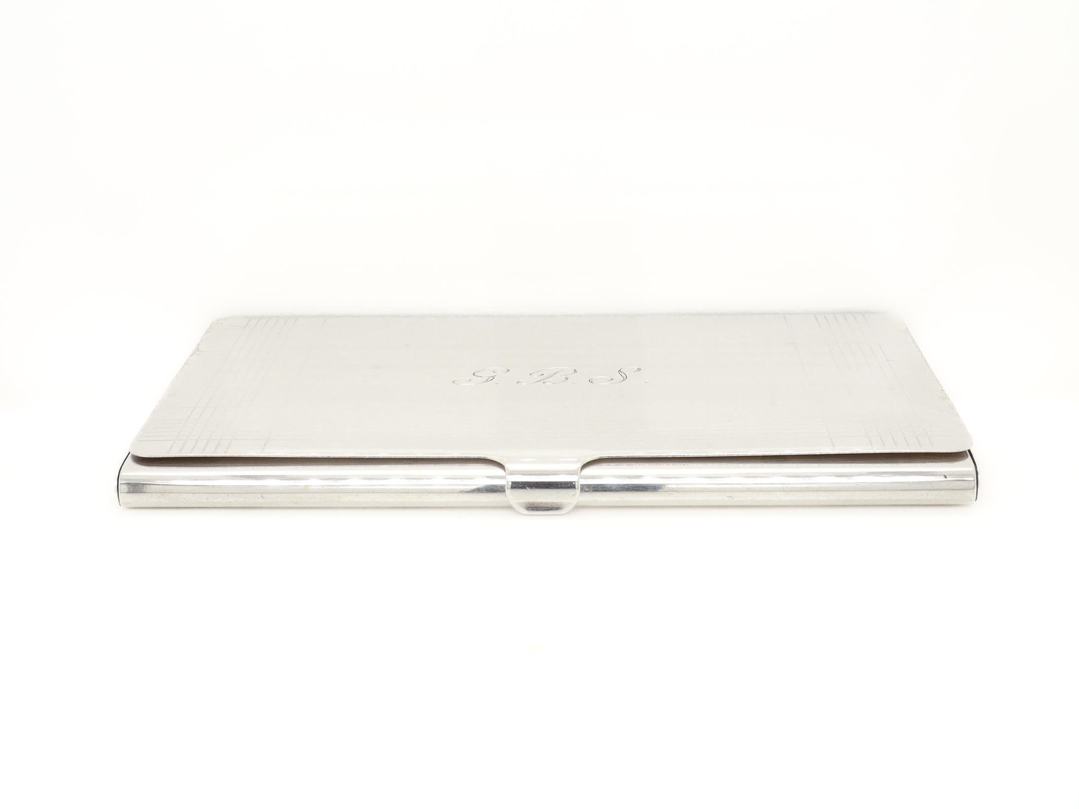 Vintage Tiffany & Co. Sterling Silver Card Case or Business Card Holder For Sale 2