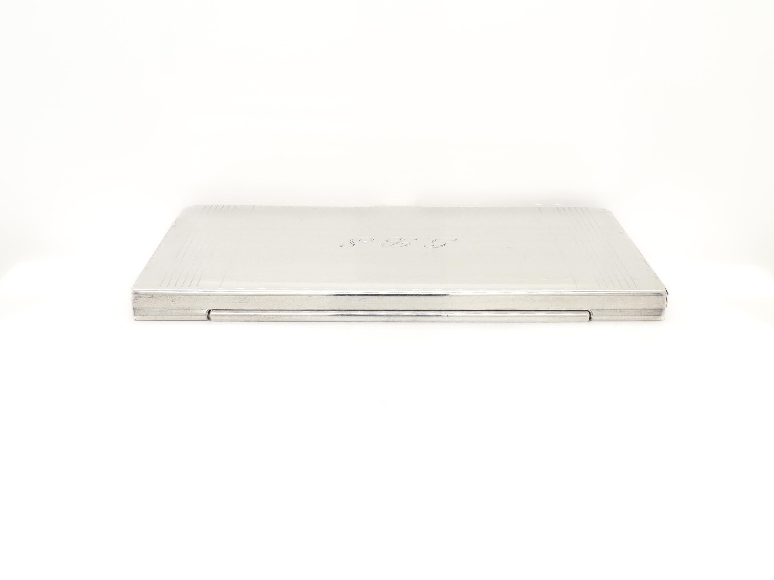 Vintage Tiffany & Co. Sterling Silver Card Case or Business Card Holder For Sale 4