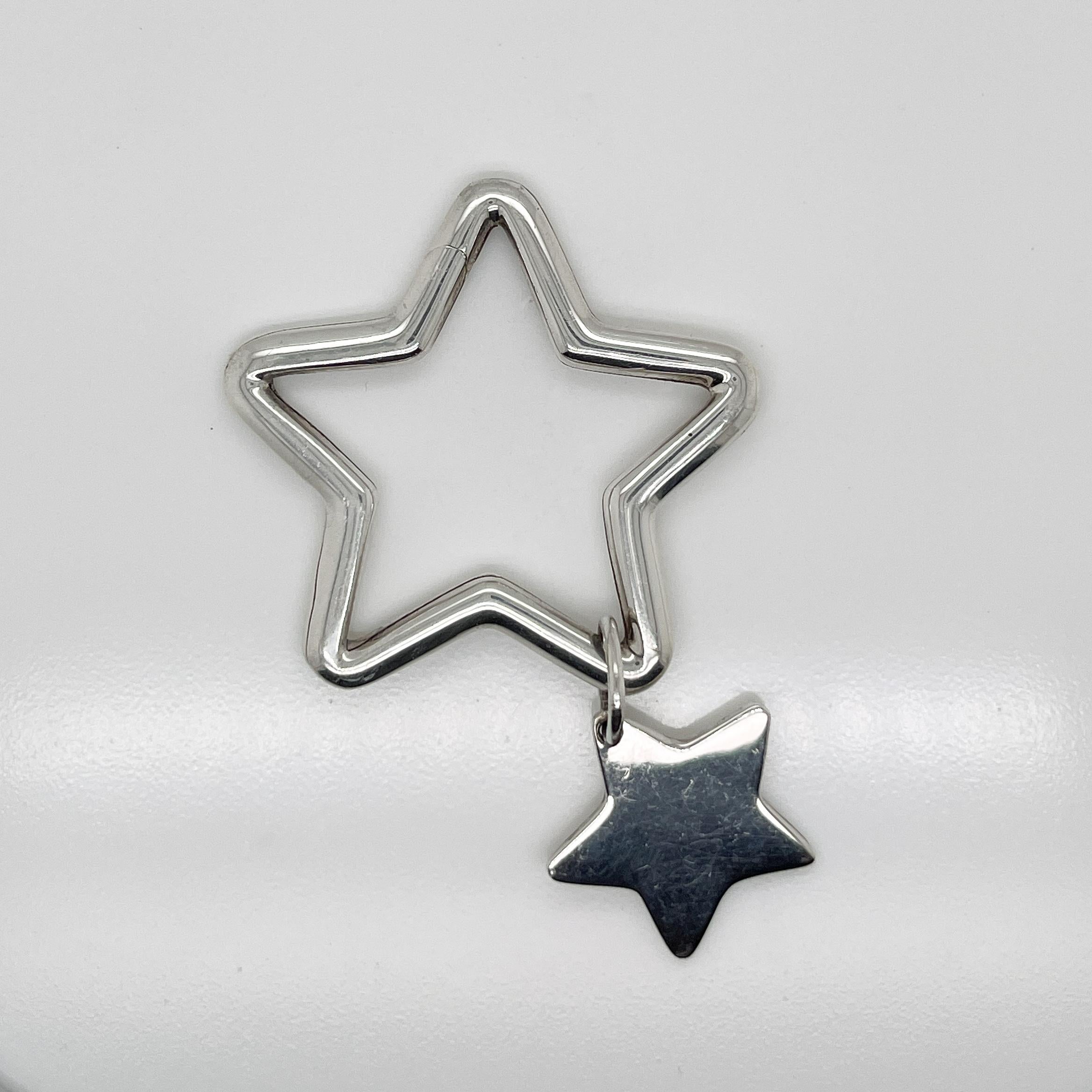 tiffany star key ring