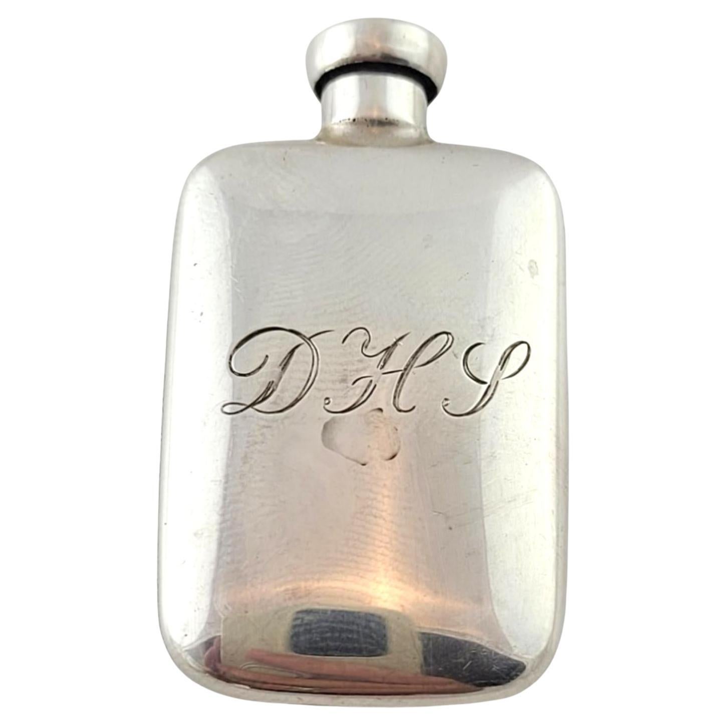 Vintage Tiffany & Co. Sterling Silver Engraved Perfume Flask #17411 For Sale