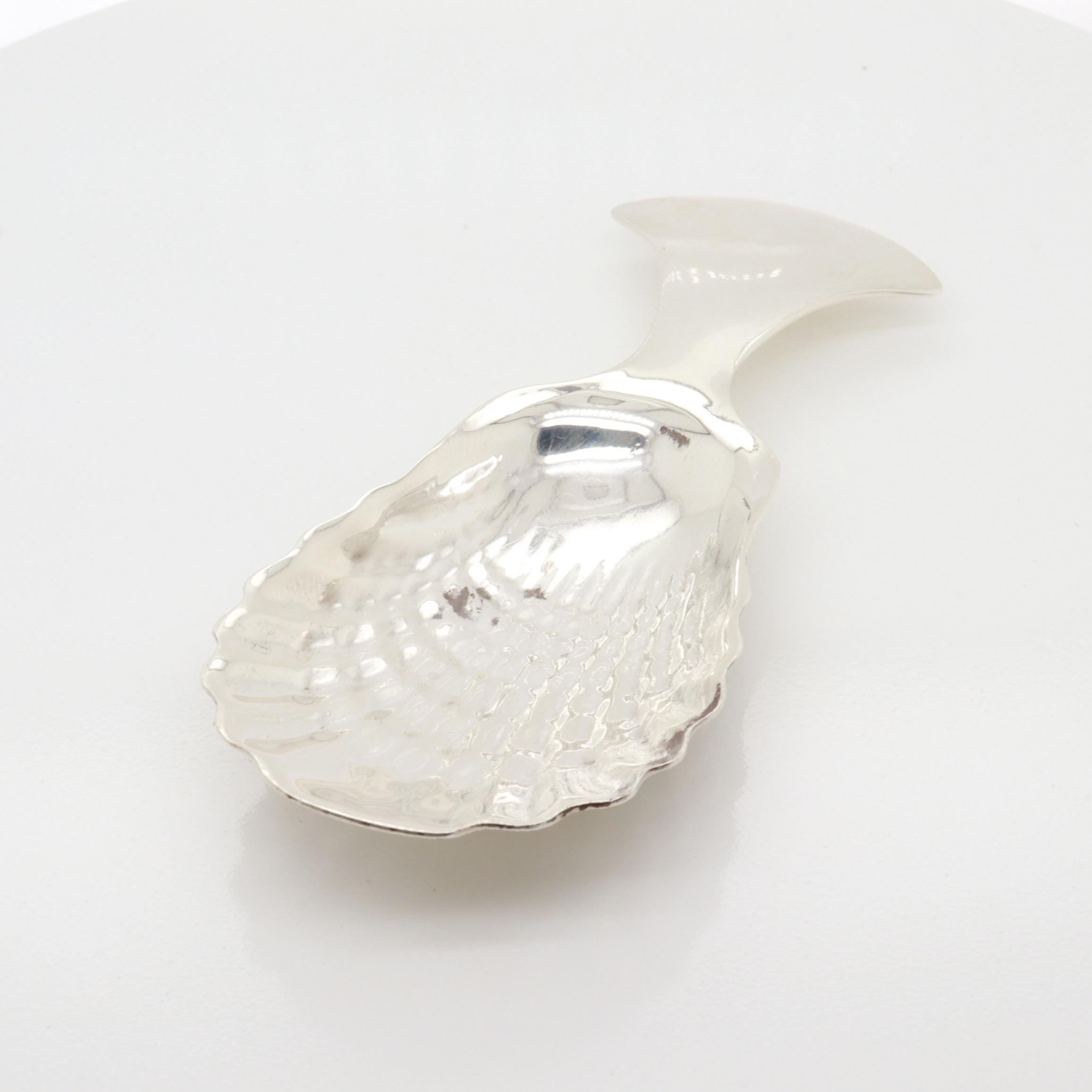 Vintage Tiffany & Co. Sterling Silver Figural Shell Tea Caddy Spoon For Sale 10