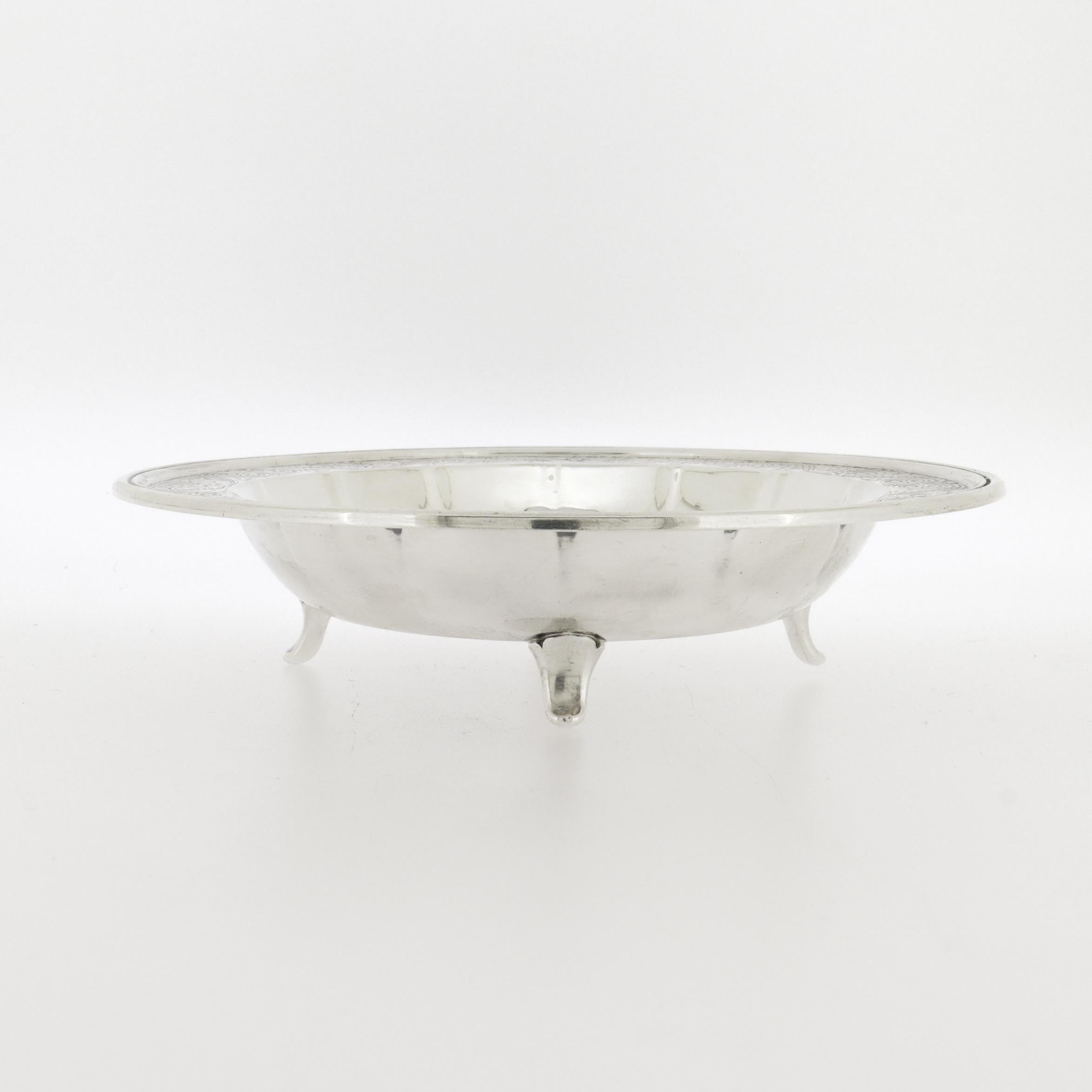 Vintage Tiffany & Co. Sterling Silver Footed Dish or Bowl For Sale 1