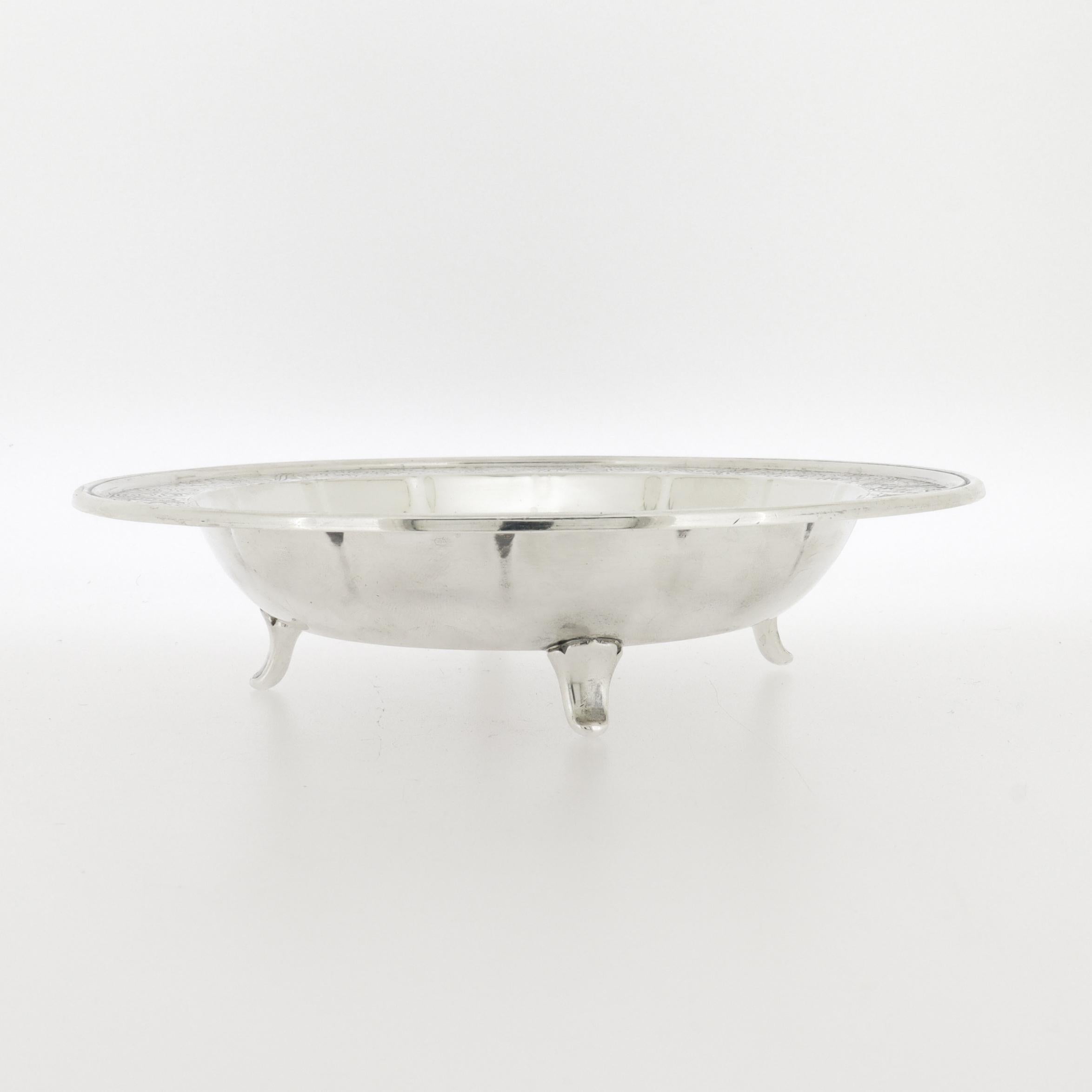 Vintage Tiffany & Co. Sterling Silver Footed Dish or Bowl For Sale 2