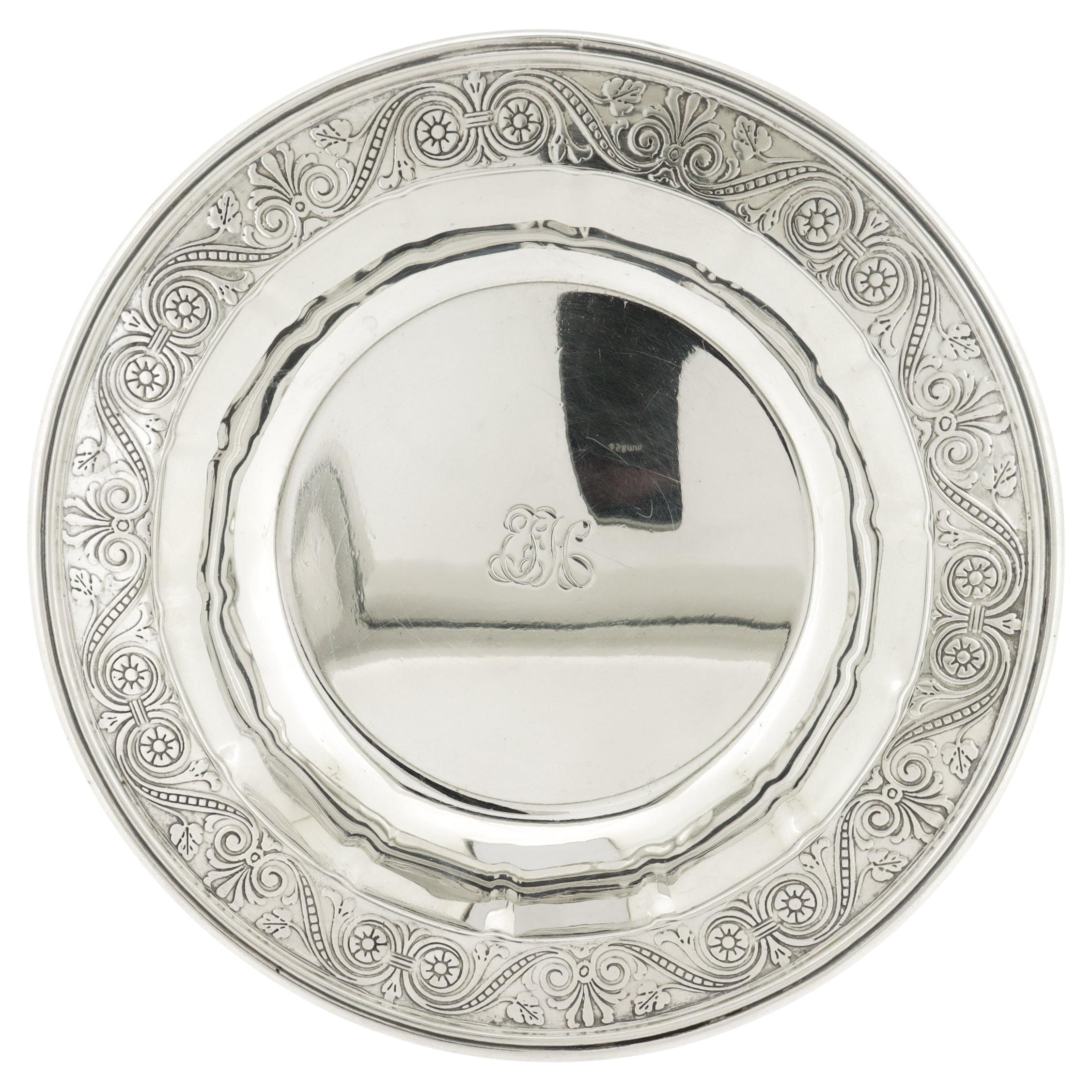 Vintage Tiffany & Co. Sterling Silver Footed Dish or Bowl For Sale