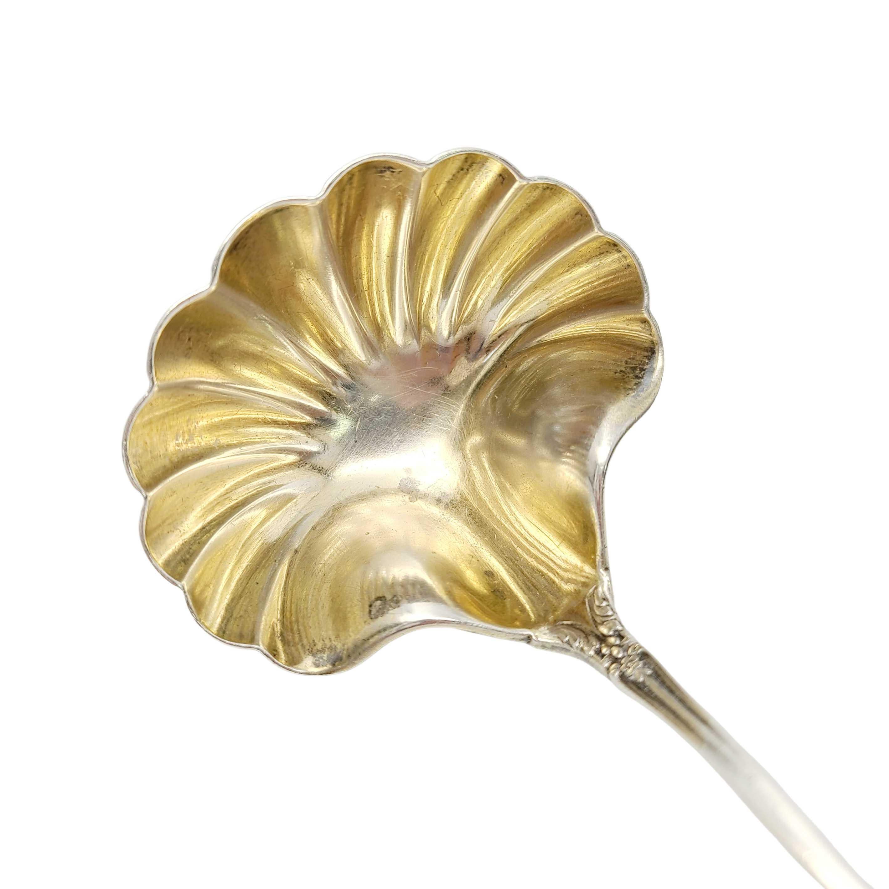 Vintage Tiffany & Co. Sterling Silver Gold Wash Bowl Richelieu Cream Ladle 1