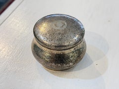 Vintage Tiffany & Co. Sterling Silver Hammered Dresser Box Art Deco
