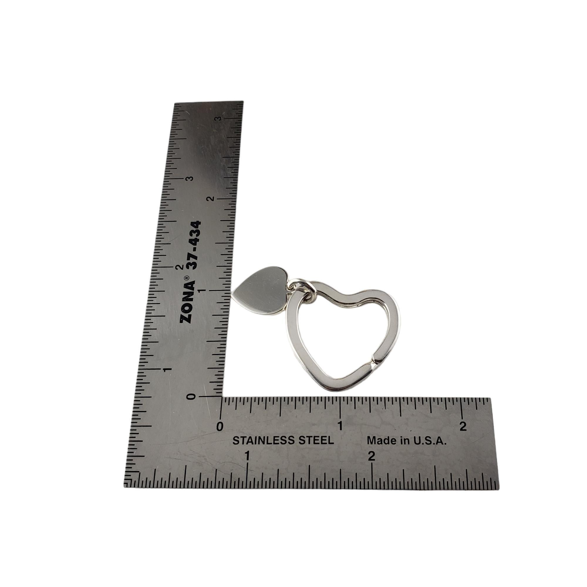 Vintage Tiffany & Co. Sterling Silver Heart Key Ring #15400 2