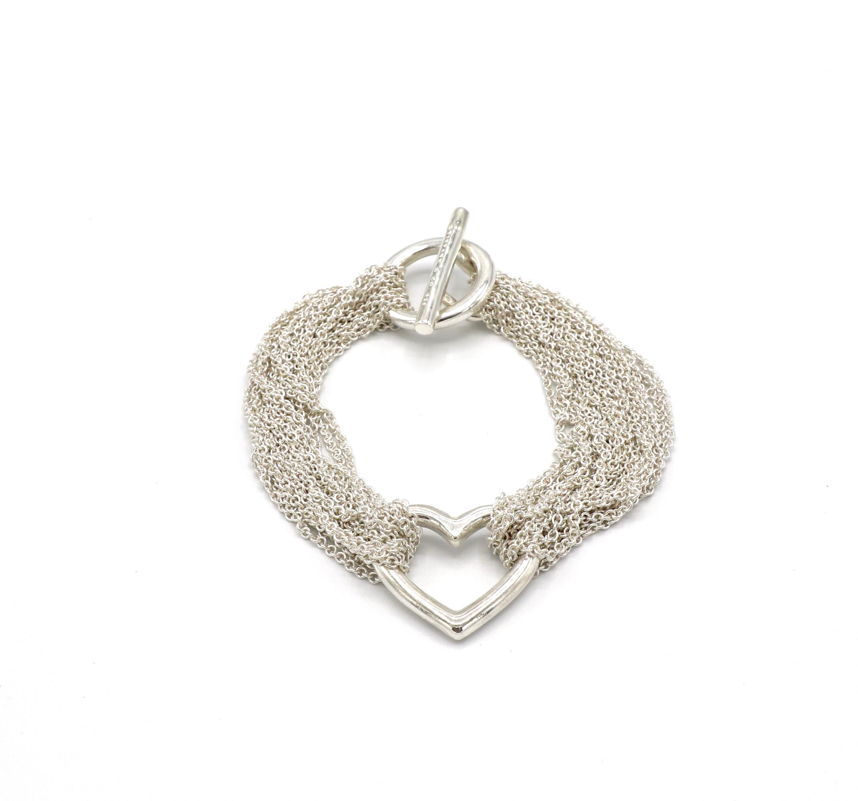 vintage tiffany heart bracelet