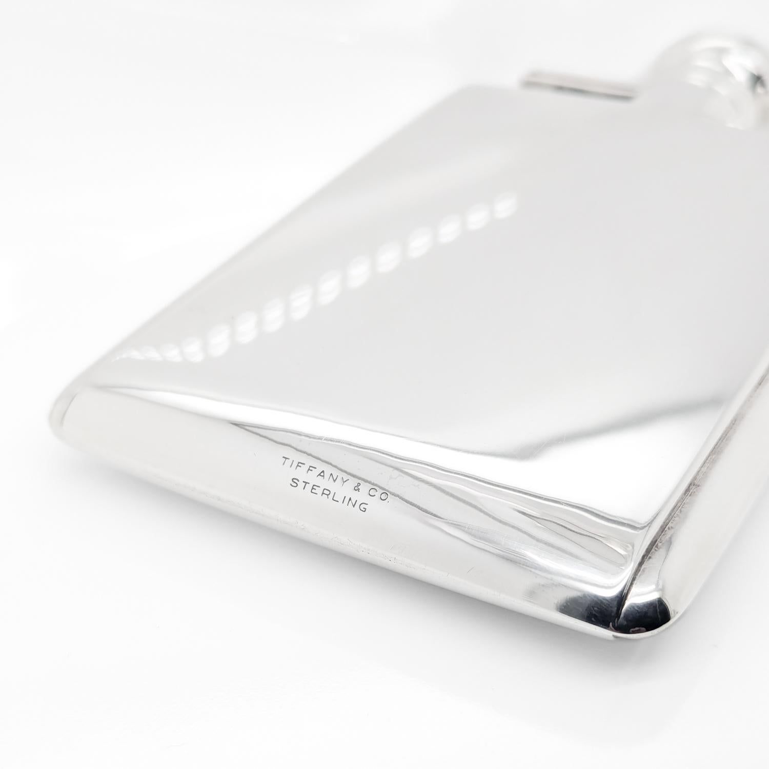 Vintage Tiffany & Co. Sterling Silver Hip Flask 6