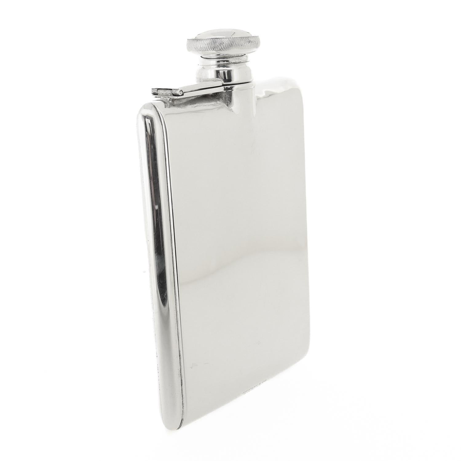 Vintage Tiffany & Co. Sterling Silver Hip Flask In Good Condition In Philadelphia, PA