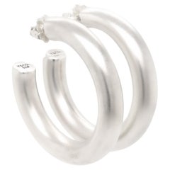 Vintage Tiffany & Co. Sterling Silver Hoop Earrings