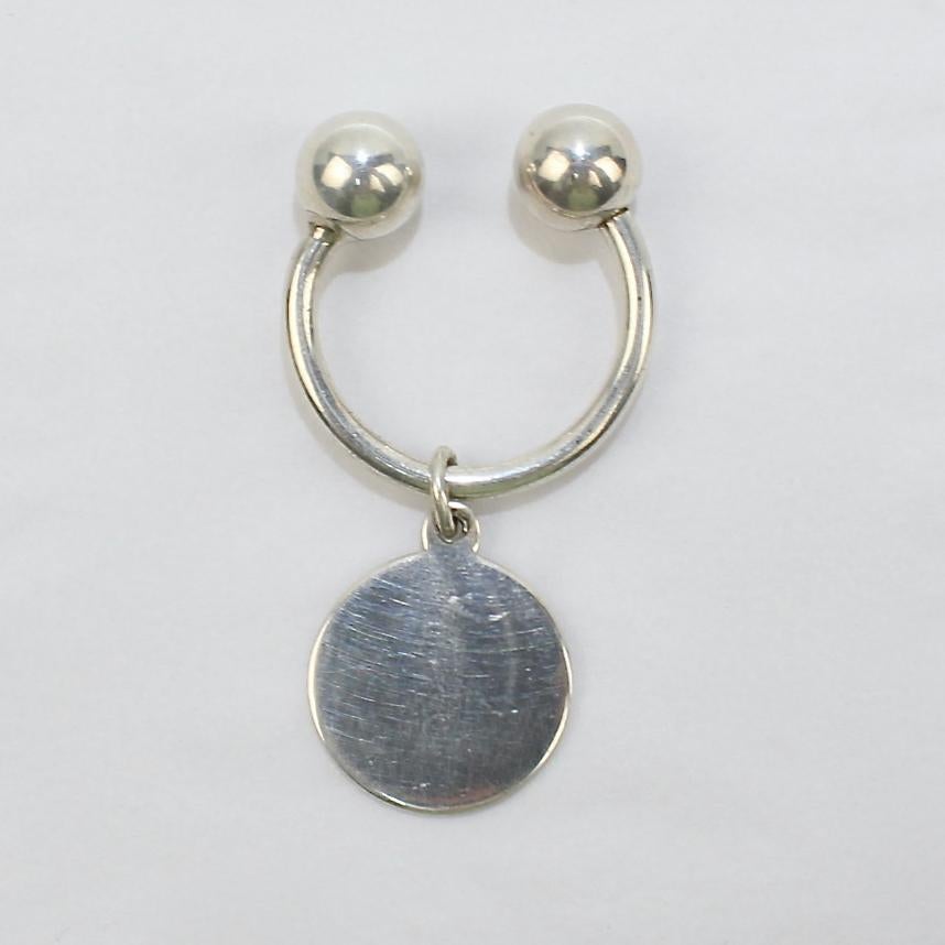 Modern Vintage Tiffany & Co. Sterling Silver Key Holder or Key Chain For Sale