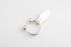 Vintage Tiffany & Co. Sterling Silver Key Ring with "Picture People" Tag