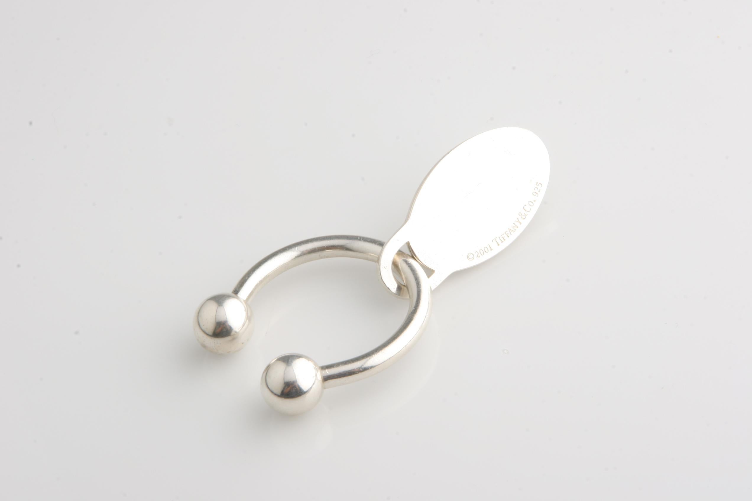 Moderno Tiffany & Co. d'epoca. Portachiavi in argento 925 con etichetta 