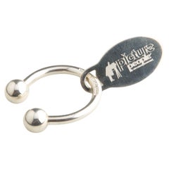 Weinlese Tiffany & Co. Sterlingsilber-Schlüsselring mit „Picture People“-Tag