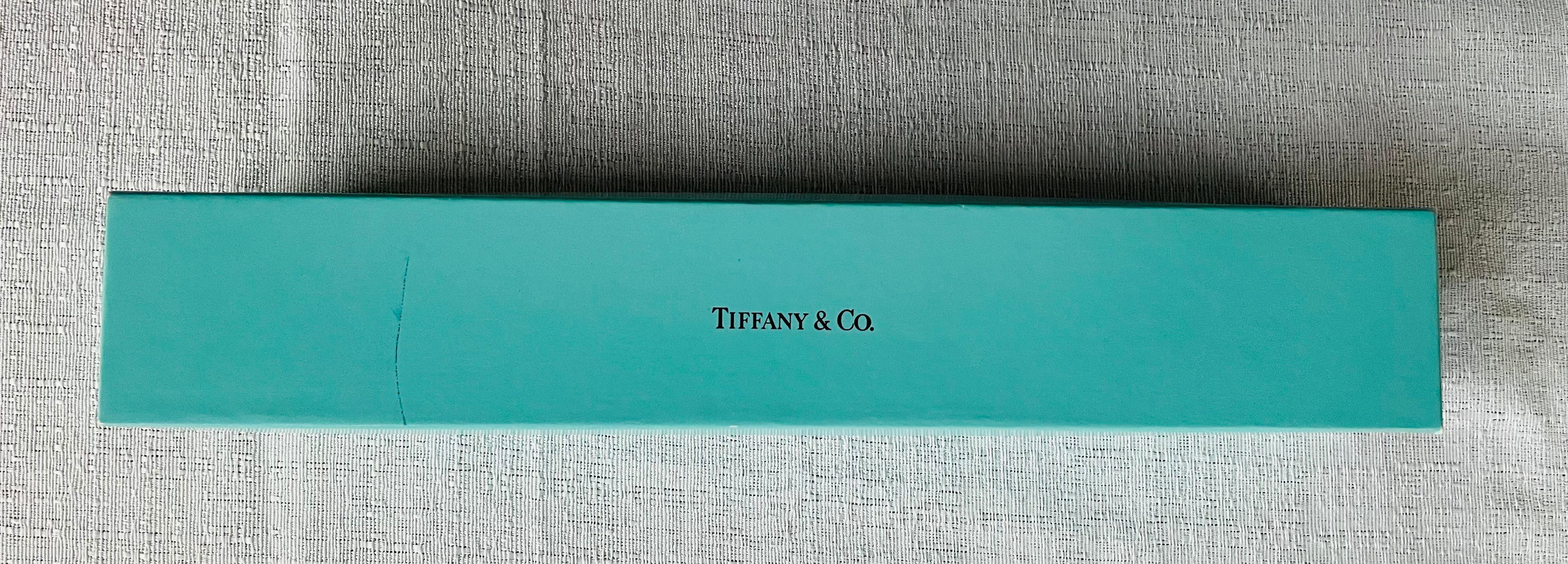 Vintage Tiffany & Co. Sterling Silver Leaf Straws Stirring Spoon, a Set of 2 For Sale 2