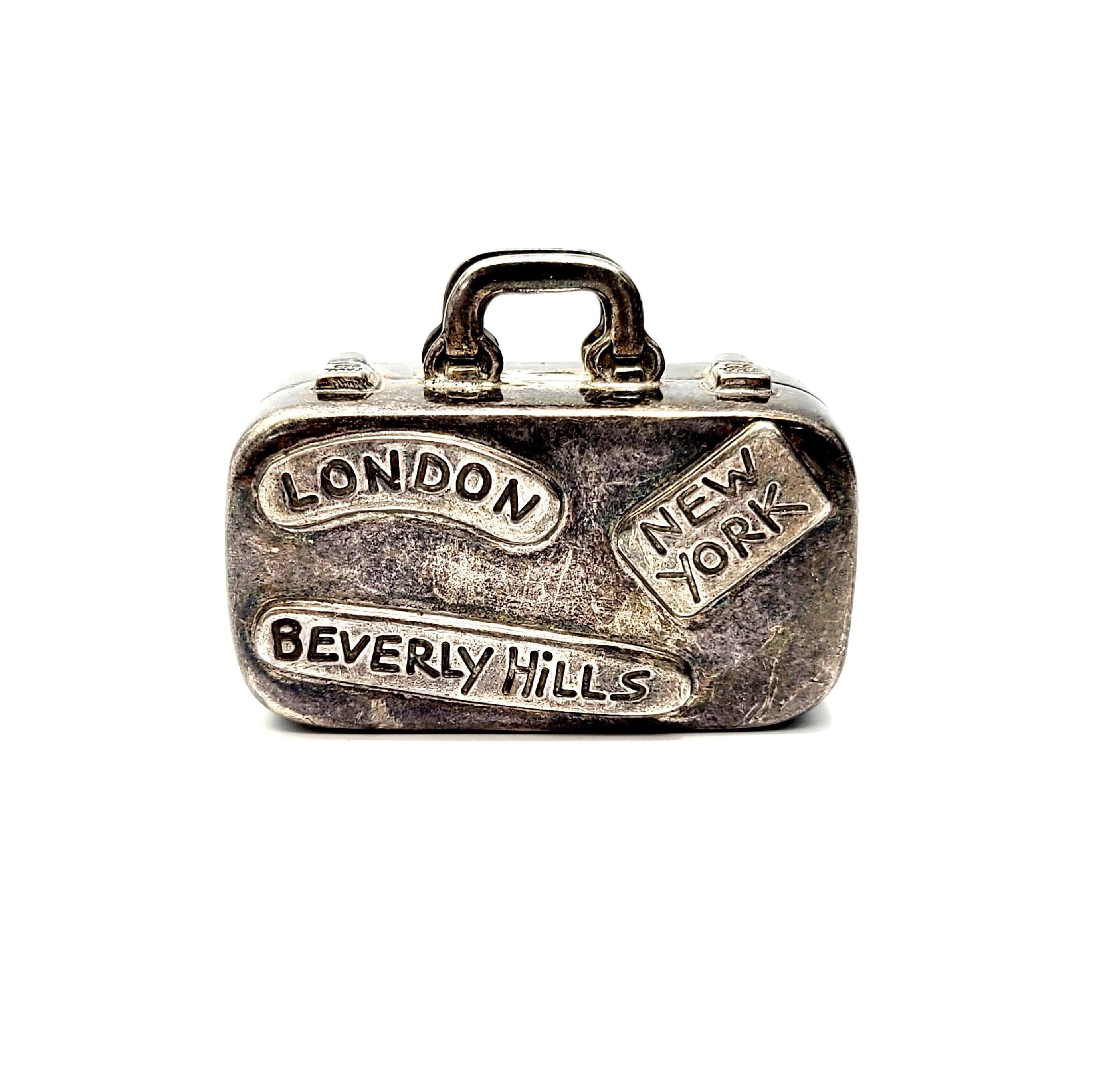 Valigia portapillole d'epoca Tiffany & Co. in argento Sterling In condizioni buone a Washington Depot, CT
