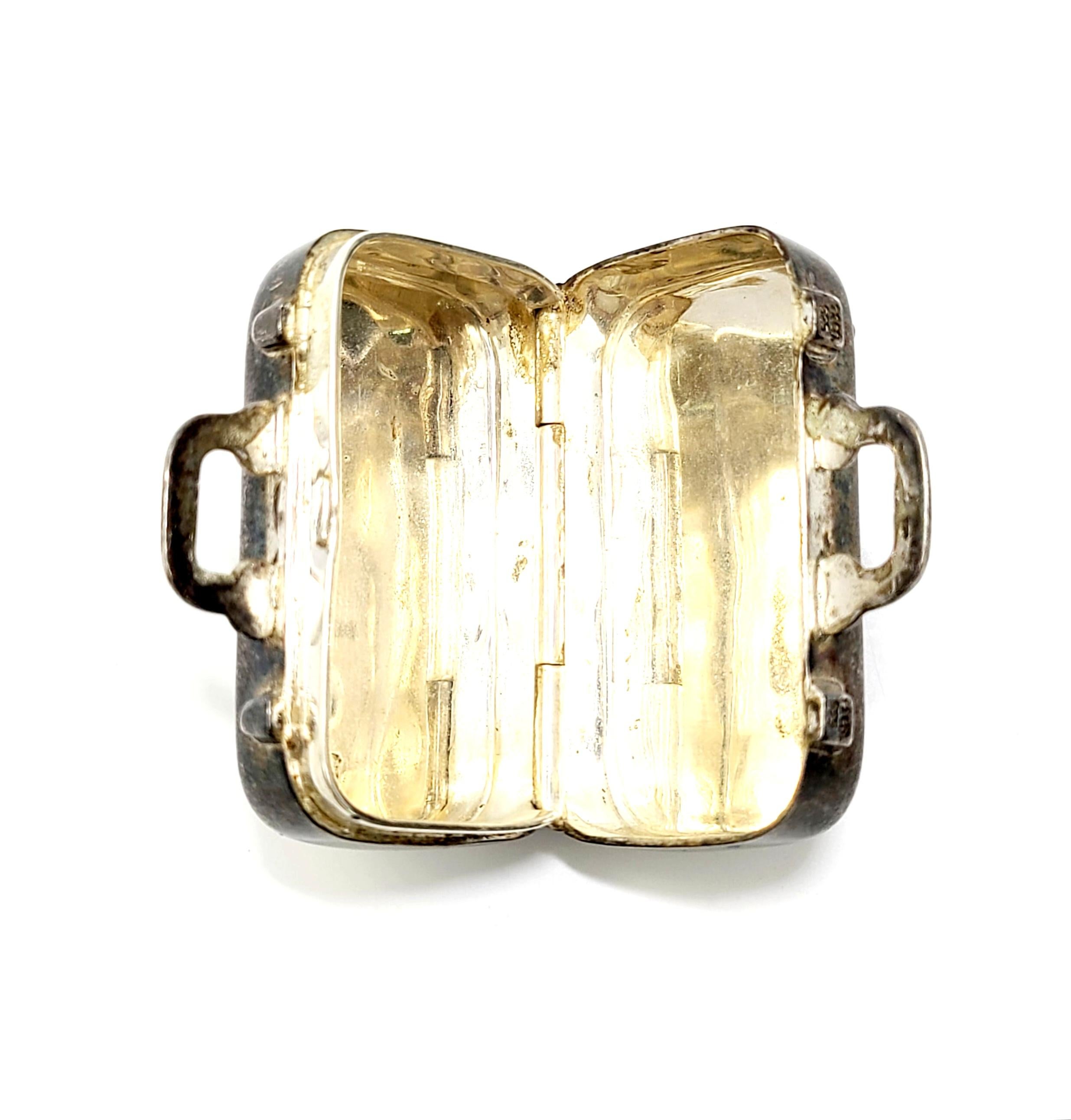 Valigia portapillole d'epoca Tiffany & Co. in argento Sterling 3