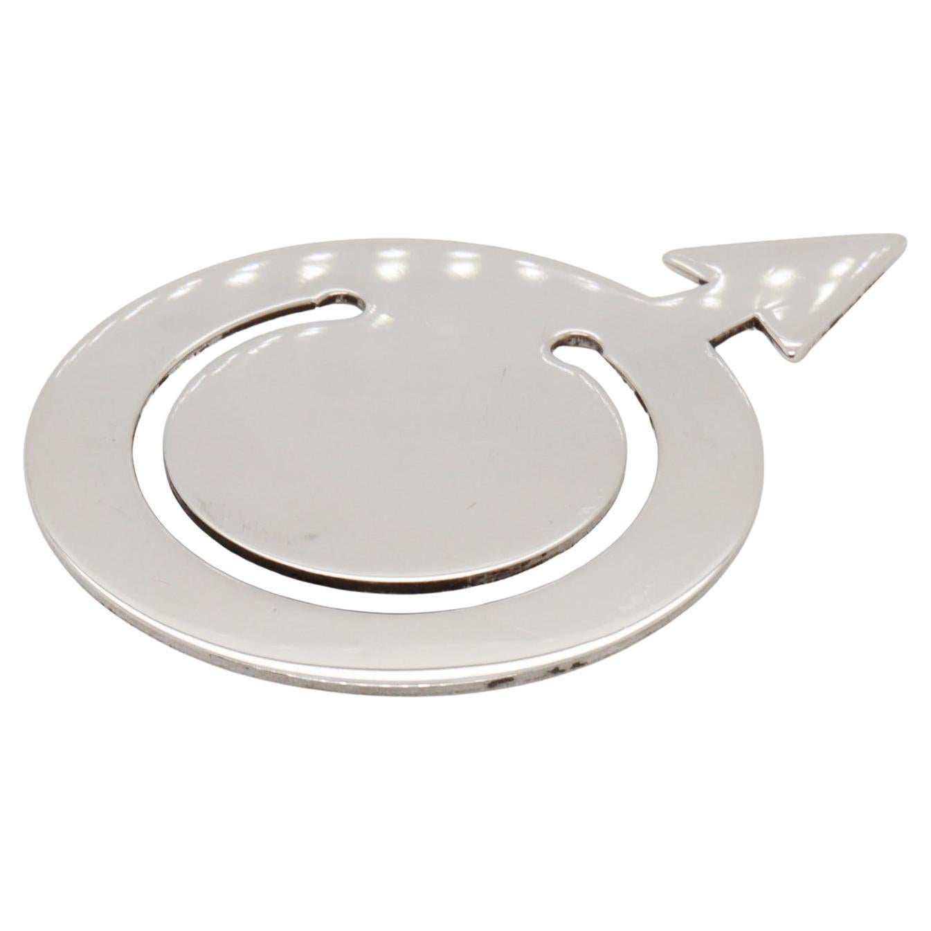 Tiffany & Co. d'epoca. Segnalibro 'Maschio' o 'Simbolo di Marli' in argento sterling