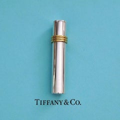 Vintage Tiffany & Co. Sterling Silver Manicure Set in Cylindrical Travel Case
