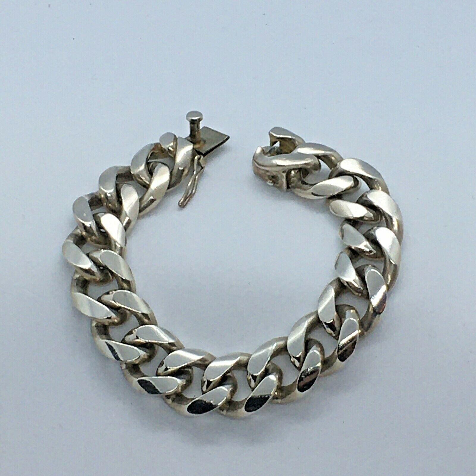 Vintage Tiffany & Co Sterling Silver Marked 925 Cuban Curb Link Bracelet 

Length 6.5 inch
Condition Preowned gentle wear and tear 
Hallmarks 