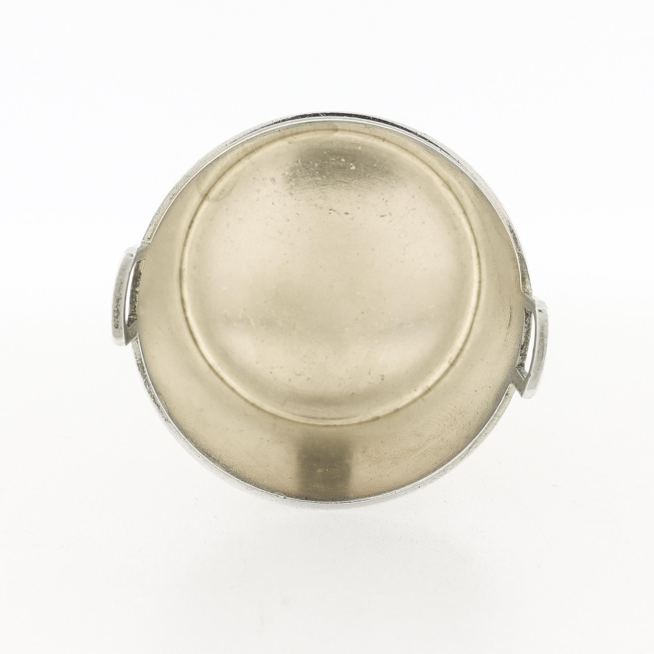Tiffany & Co. d'epoca. Secchio o secchio di legno in miniatura in argento sterling in vendita 4