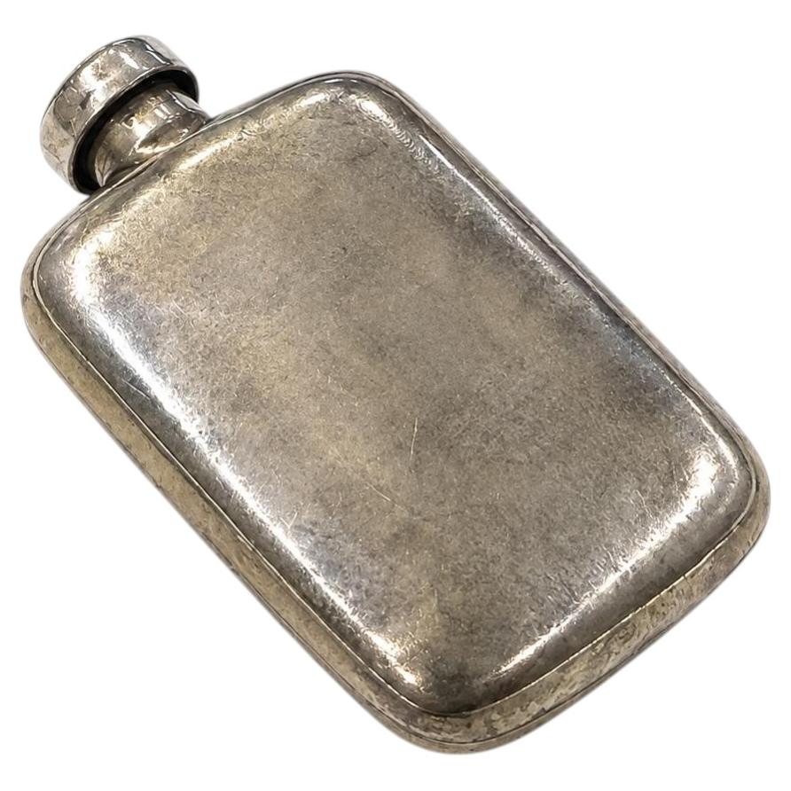 Vintage Tiffany & Co. Frasco de perfume en miniatura de plata de ley con aplicador
