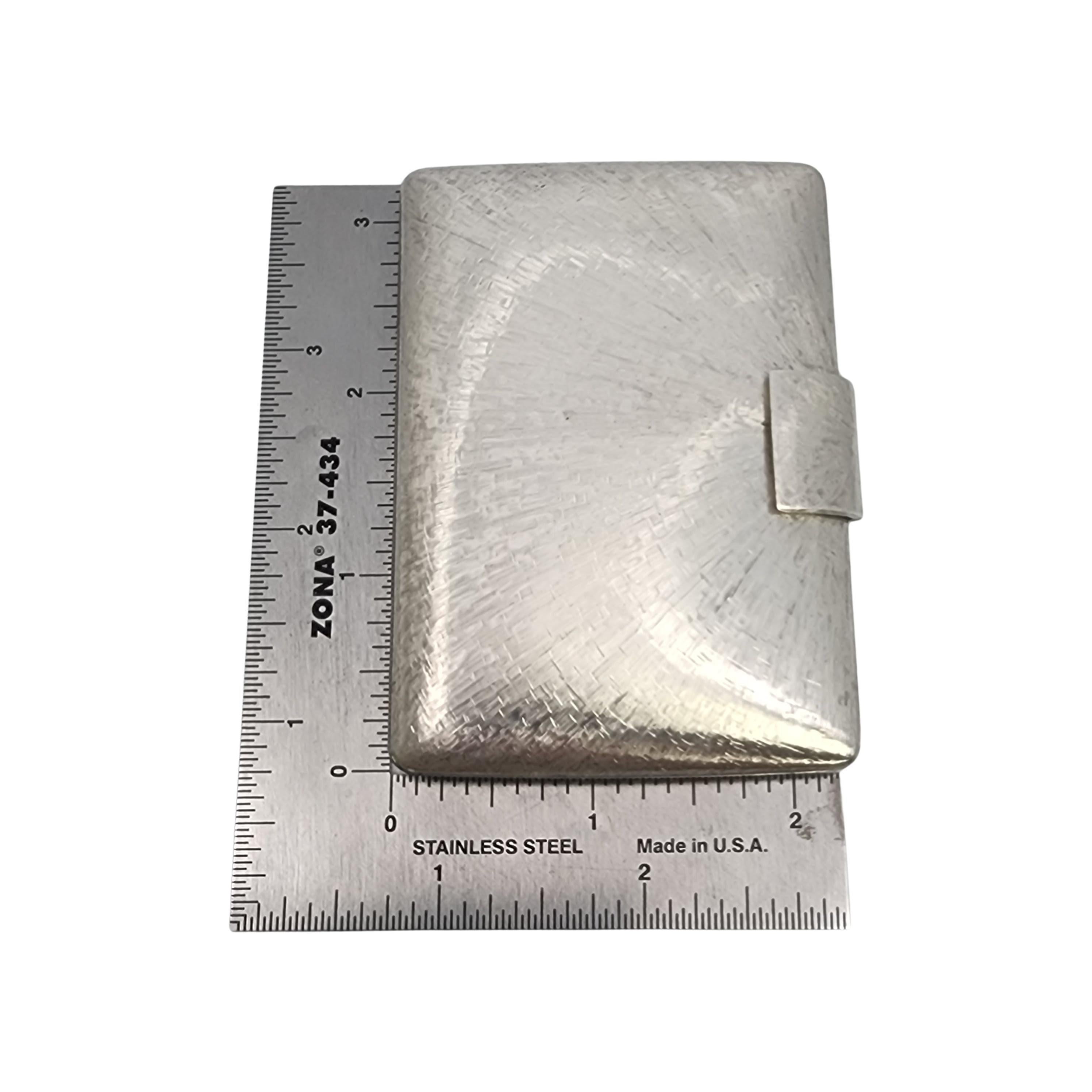 Vintage Tiffany & Co Sterling Silver Mirror Powder Compact w/Box Pouch #18120 3