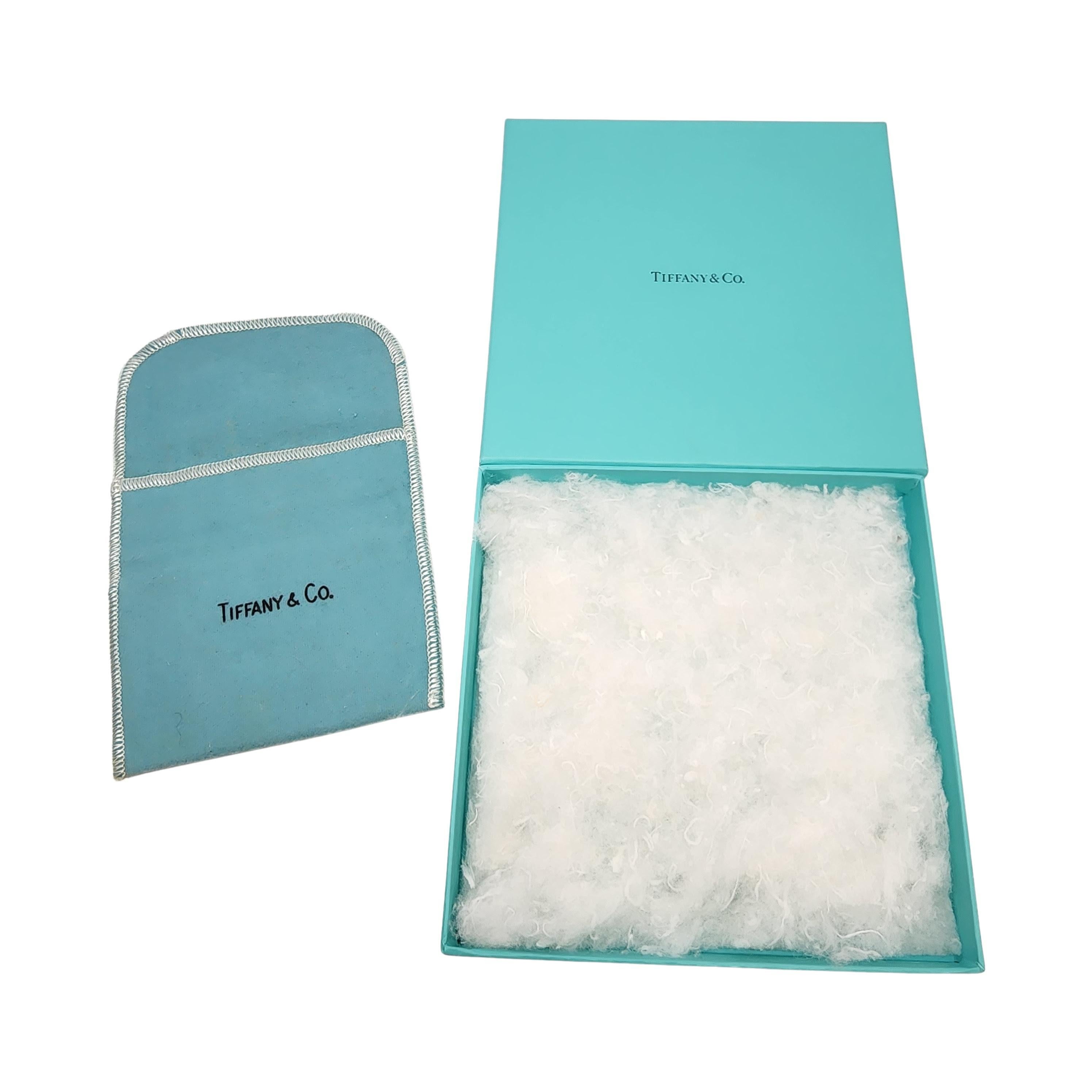 Vintage Tiffany & Co Sterling Silver Mirror Powder Compact w/Box Pouch #18120 2