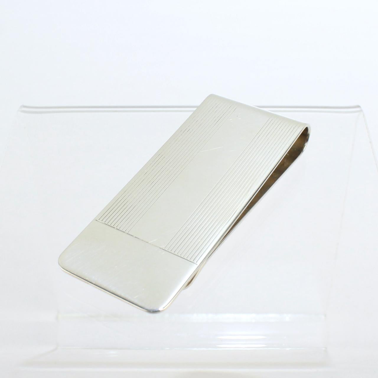 Vintage Tiffany & Co. Sterling Silver Money Clip 2