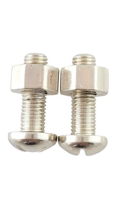 Vintage Tiffany & Co. Sterling Silver Nut & Bolt Cufflinks #17415