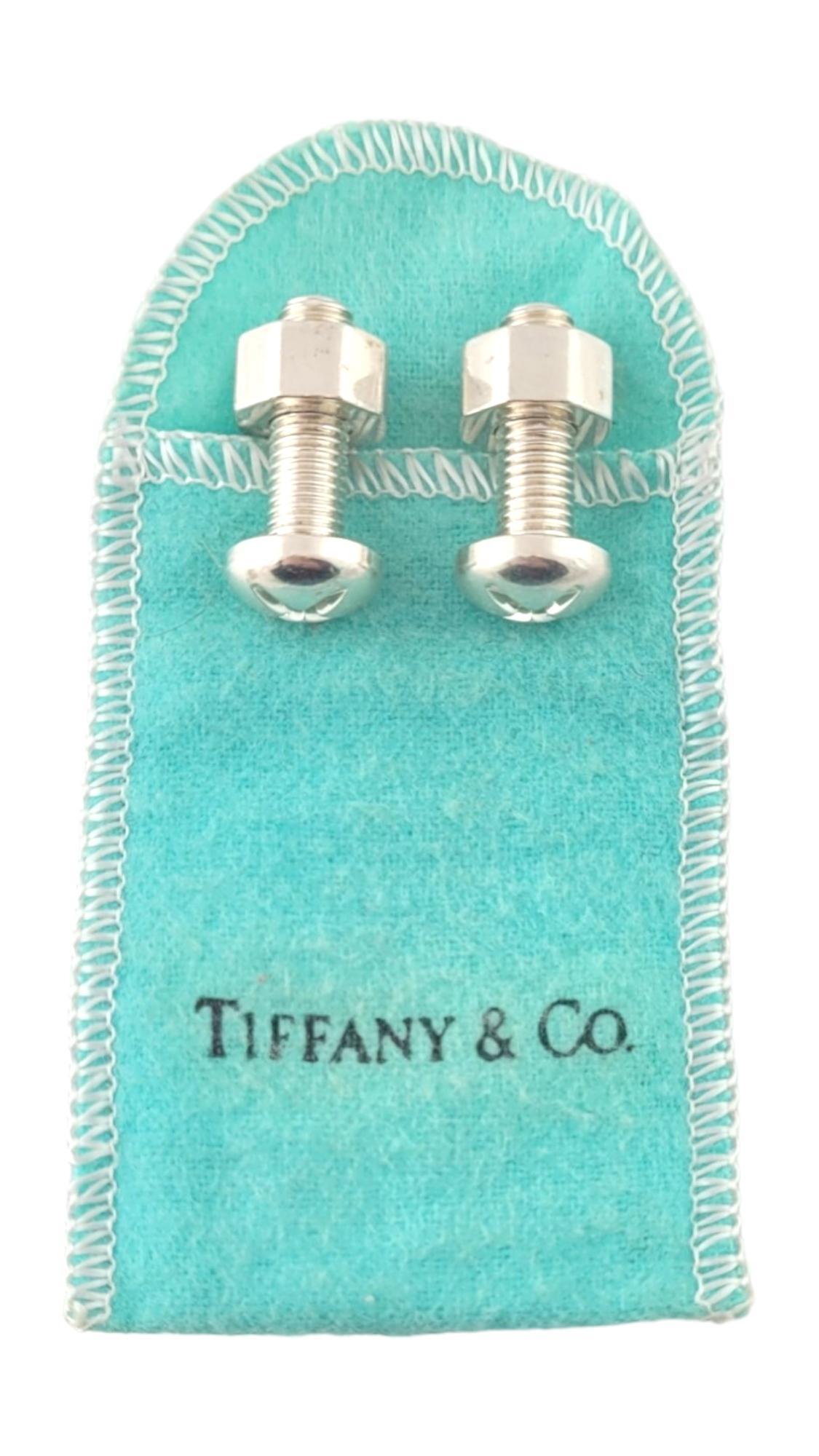 Vintage Tiffany & Co. Sterling Silver Nut & Bolt Cufflinks #17415 For Sale 4