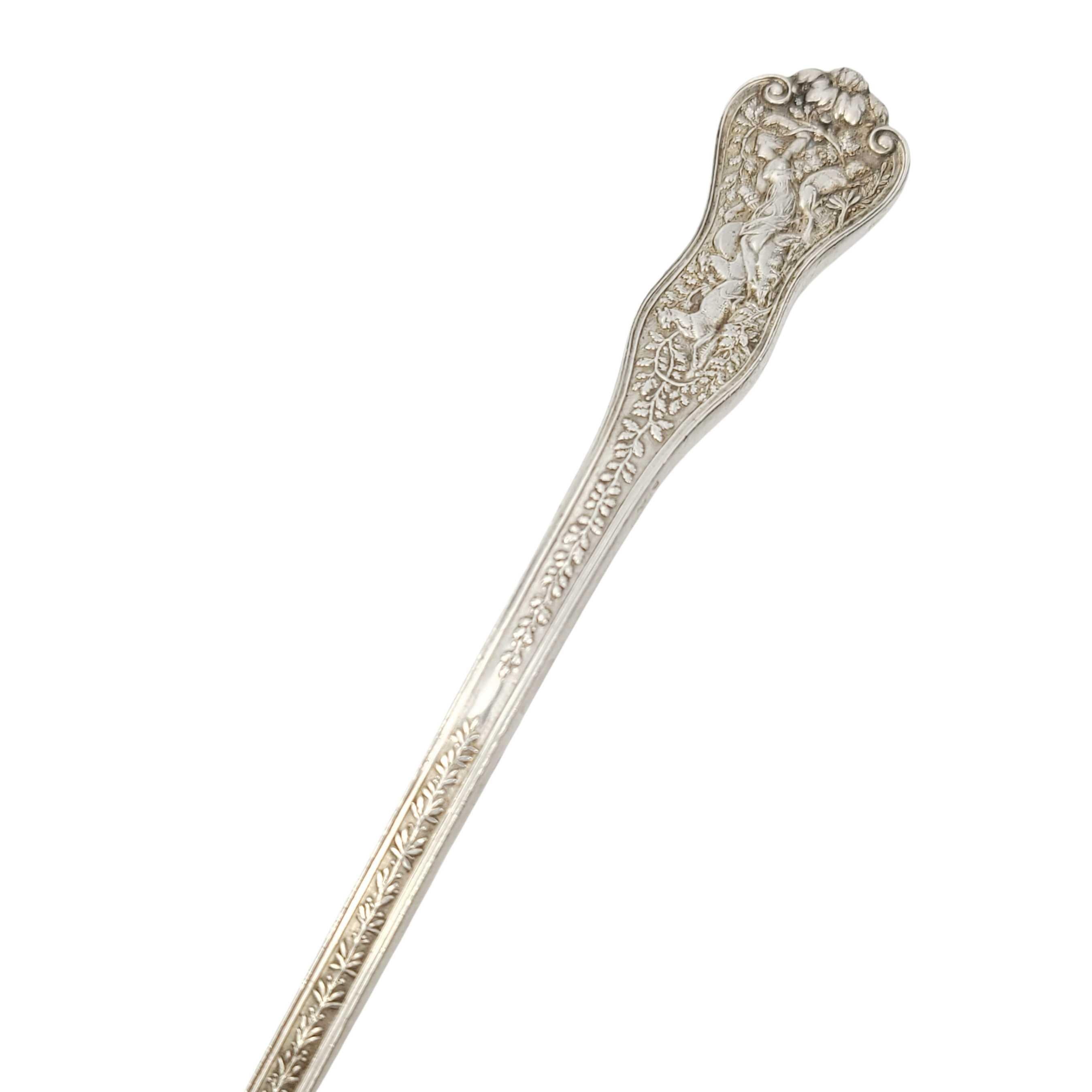 Vintage Tiffany & Co. Sterling Silver Olympian Cream Ladle In Good Condition In Washington Depot, CT