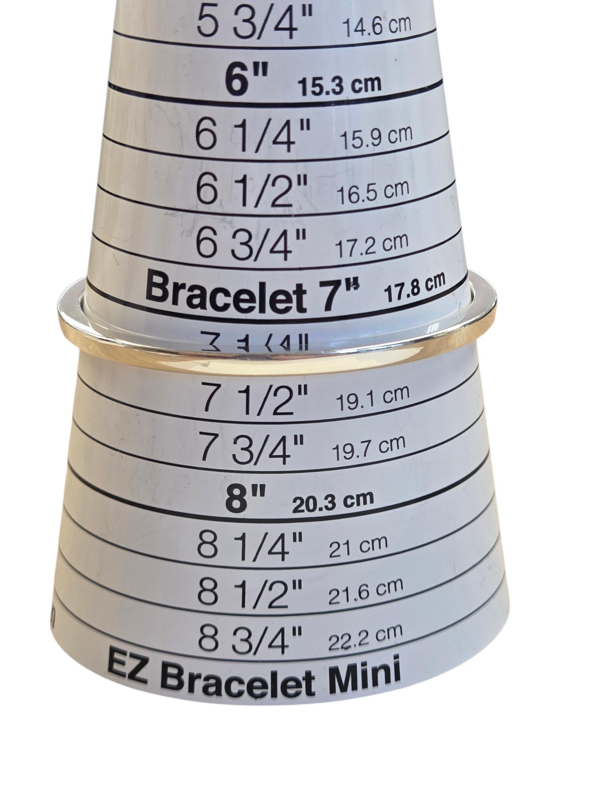 Vintage Tiffany & Co. Sterling Silver Oval Bangle Bracelet #24078 im Angebot 2