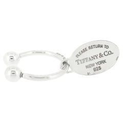 Vintage Tiffany & Co. Sterling Silver Return to Tiffany Key Holder or Key Chain