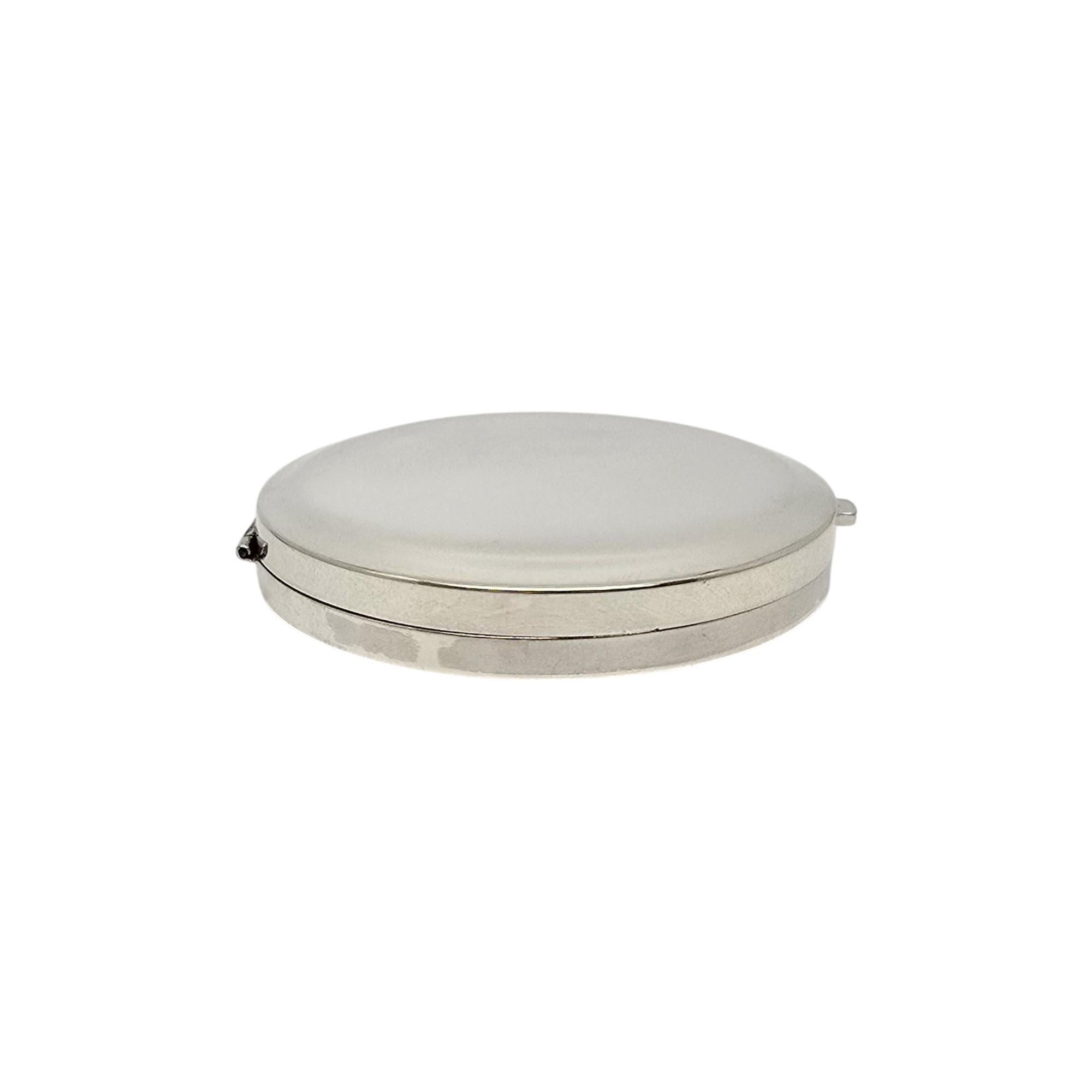 Donna Vintage Tiffany & Co. Specchio rotondo in argento sterling con custodia #20981 in vendita
