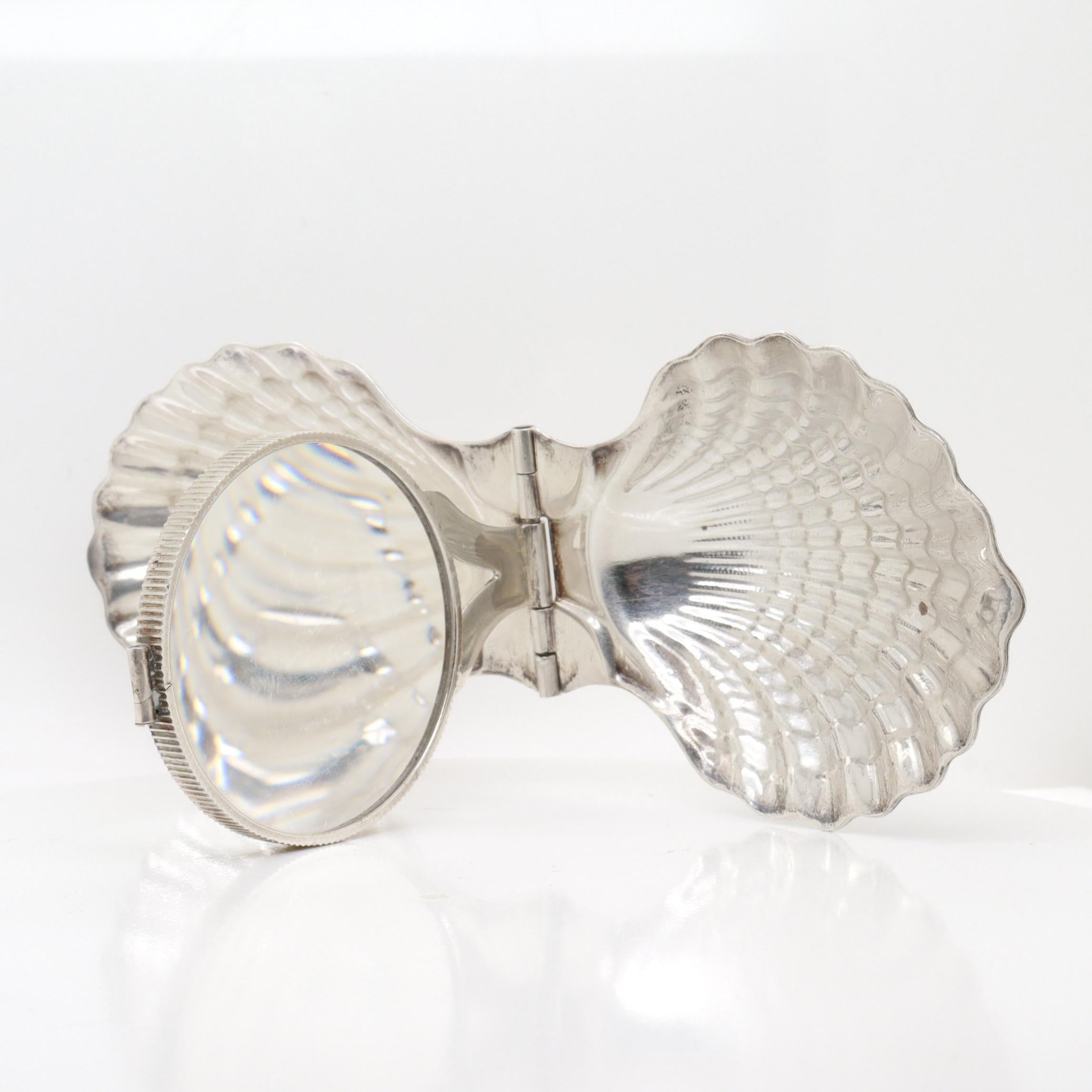 Weinlese Tiffany & Co. Sterling Silber Muschel Vergrößerungsglas im Angebot 8