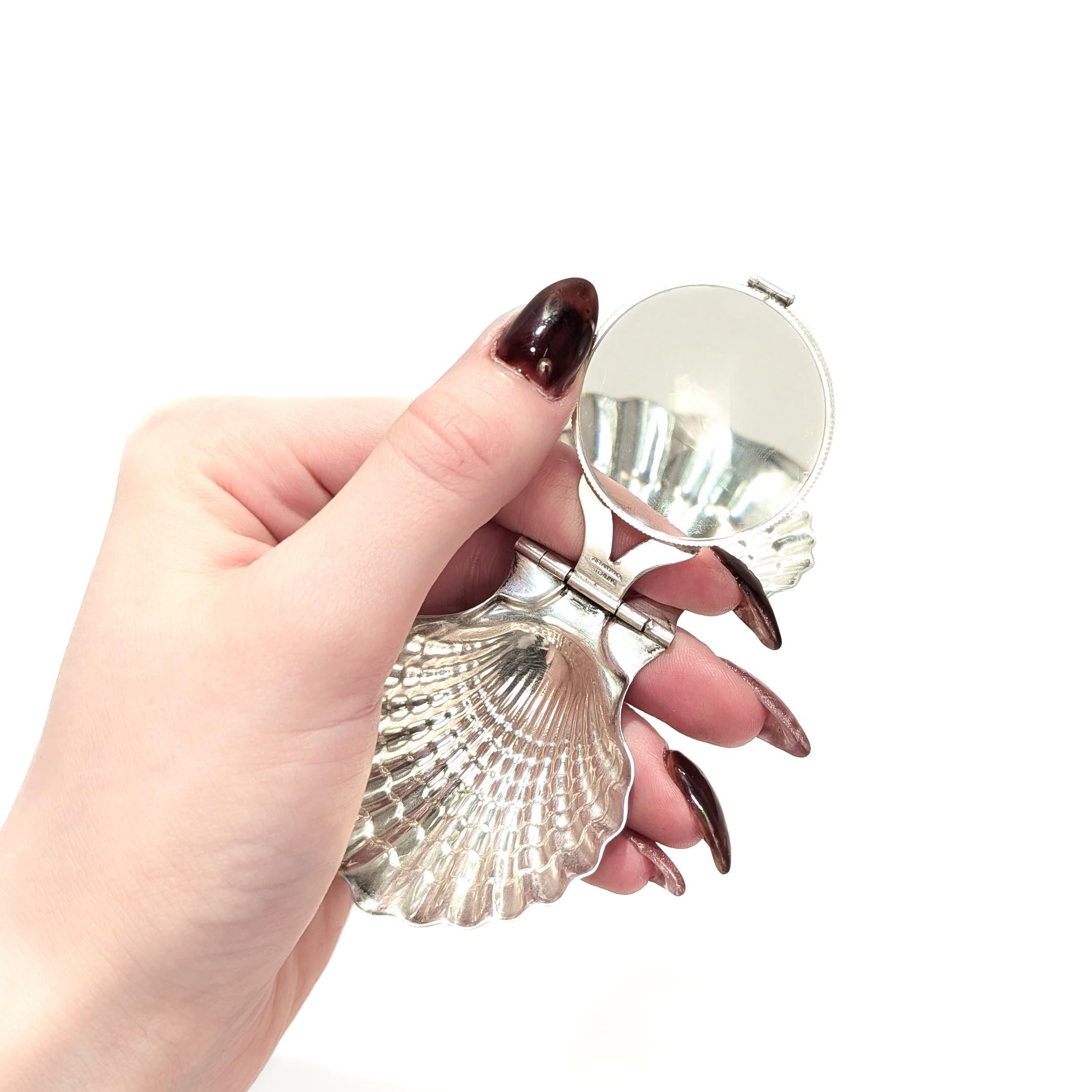 Weinlese Tiffany & Co. Sterling Silber Muschel Vergrößerungsglas (Retro) im Angebot