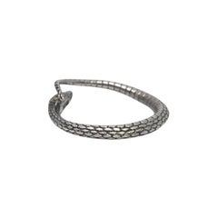 Vintage Tiffany & Co Sterling Silver Snake Key Ring #22480