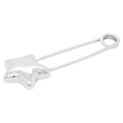 Vintage Tiffany & Co. Sterling Silver Star Diaper Safety Pin