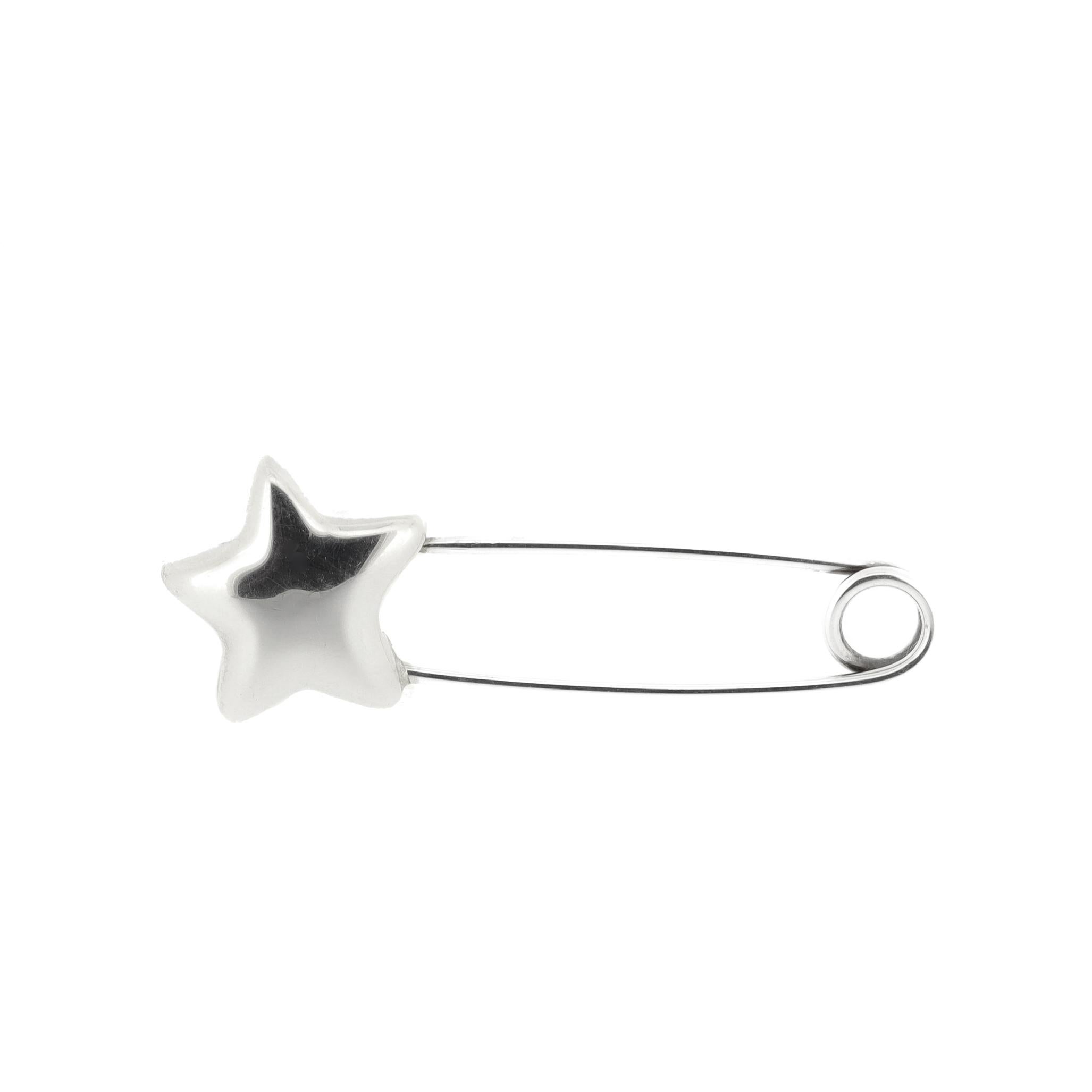 Vintage Tiffany & Co. Épingle de sûreté en argent sterling en forme d'étoile pour couches lavables Bon état - En vente à Philadelphia, PA