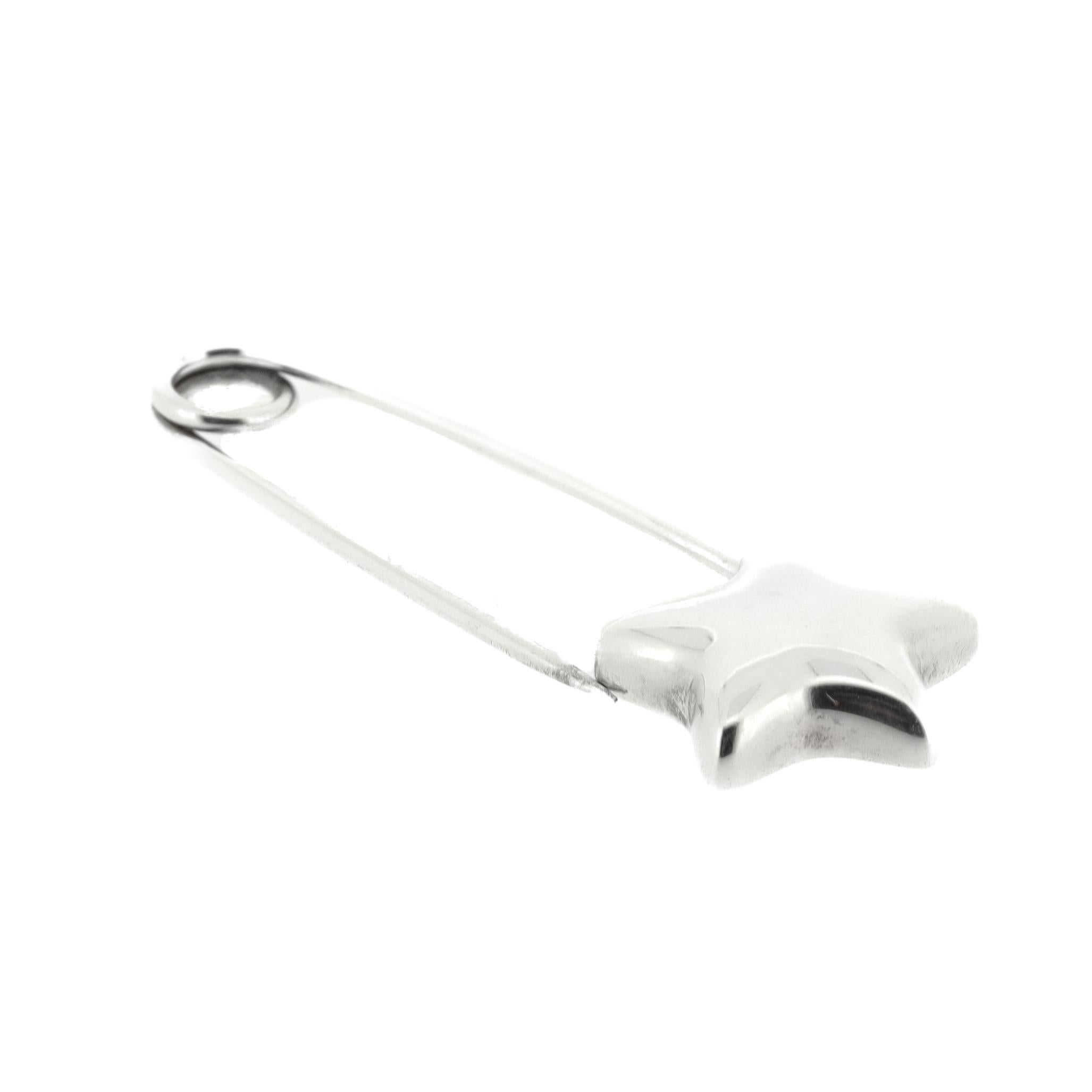 Vintage Tiffany & Co. Épingle de sûreté en argent sterling en forme d'étoile pour couches lavables en vente 2