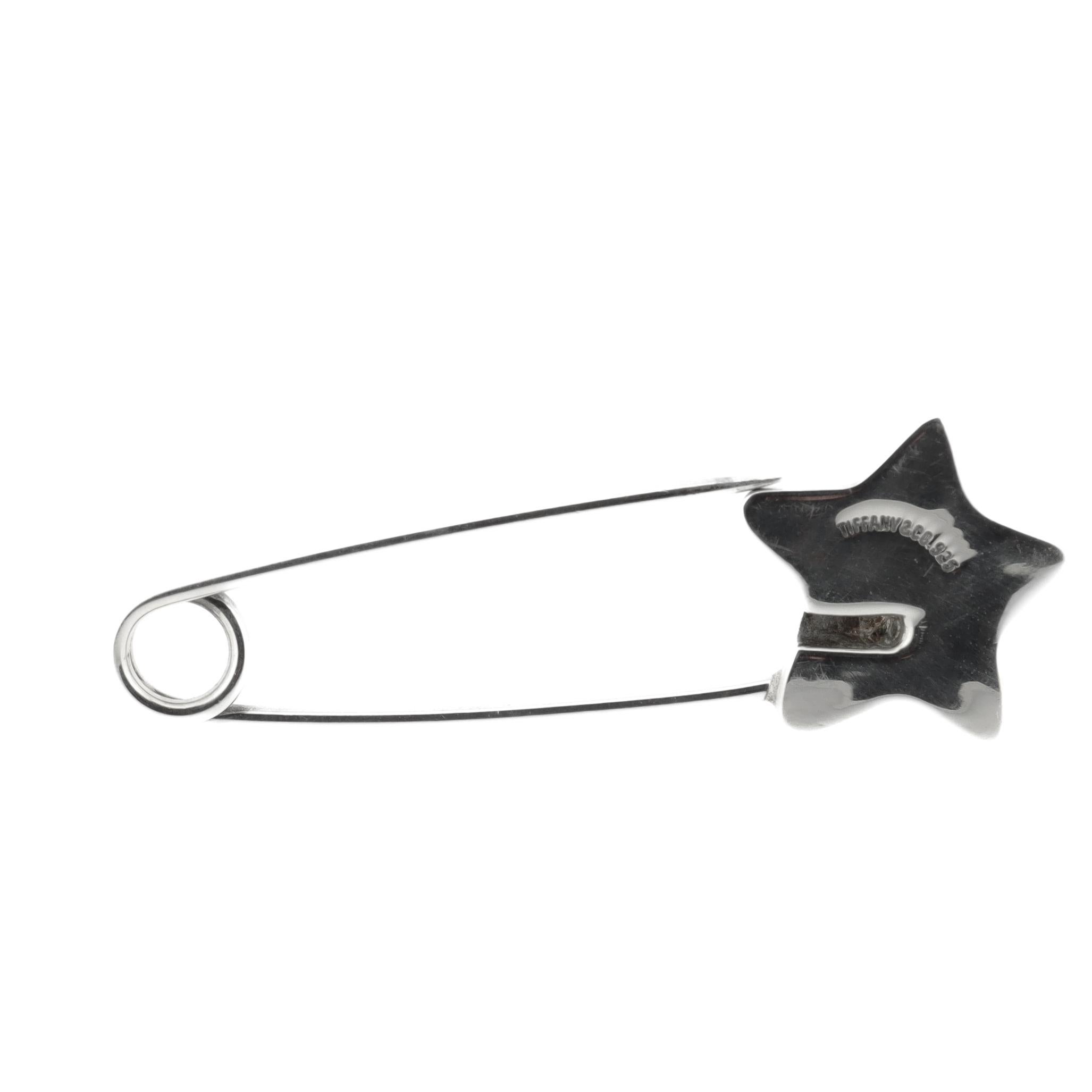 Vintage Tiffany & Co. Épingle de sûreté en argent sterling en forme d'étoile pour couches lavables en vente 3