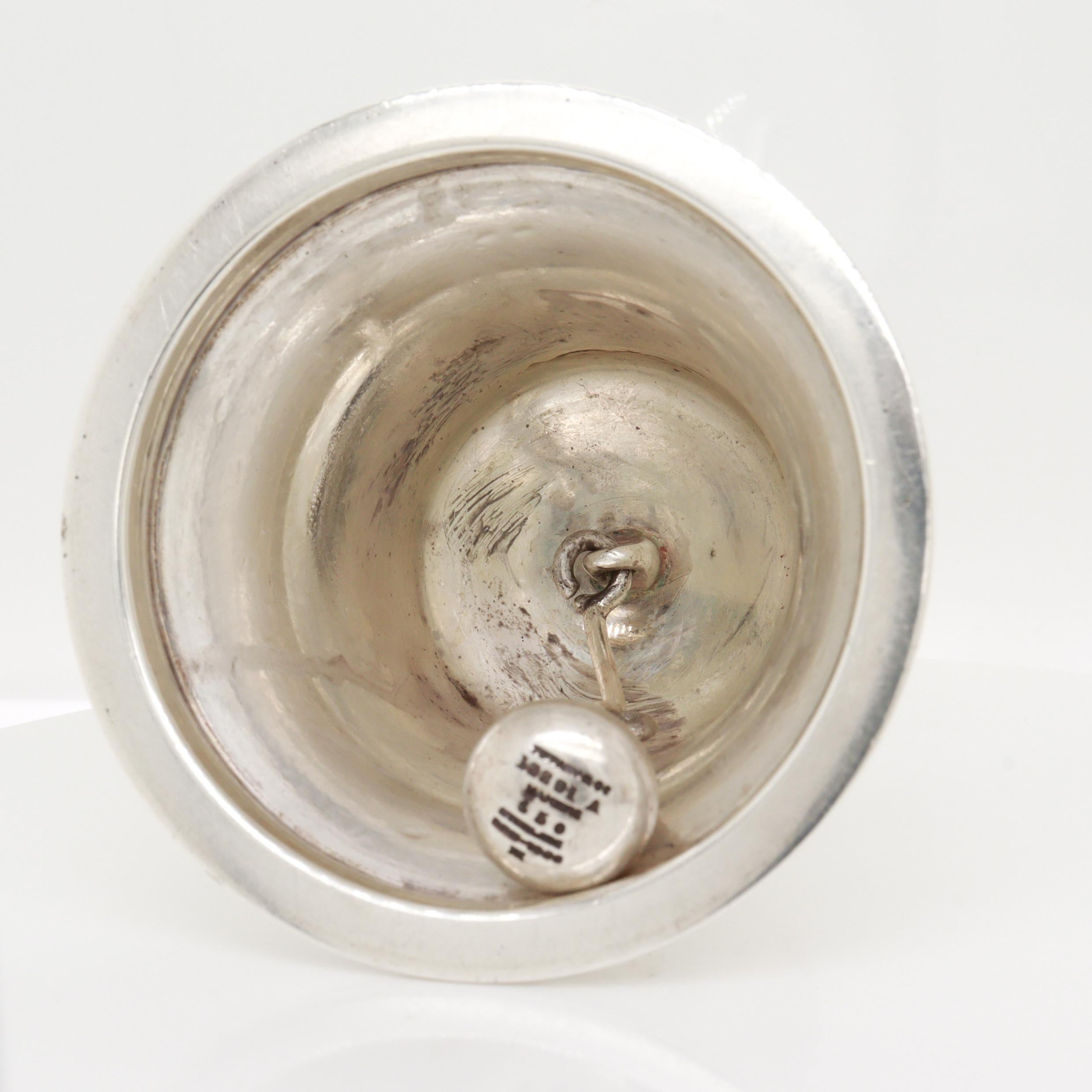 Vintage Tiffany & Co. Sterling Silver Table Bell For Sale 6